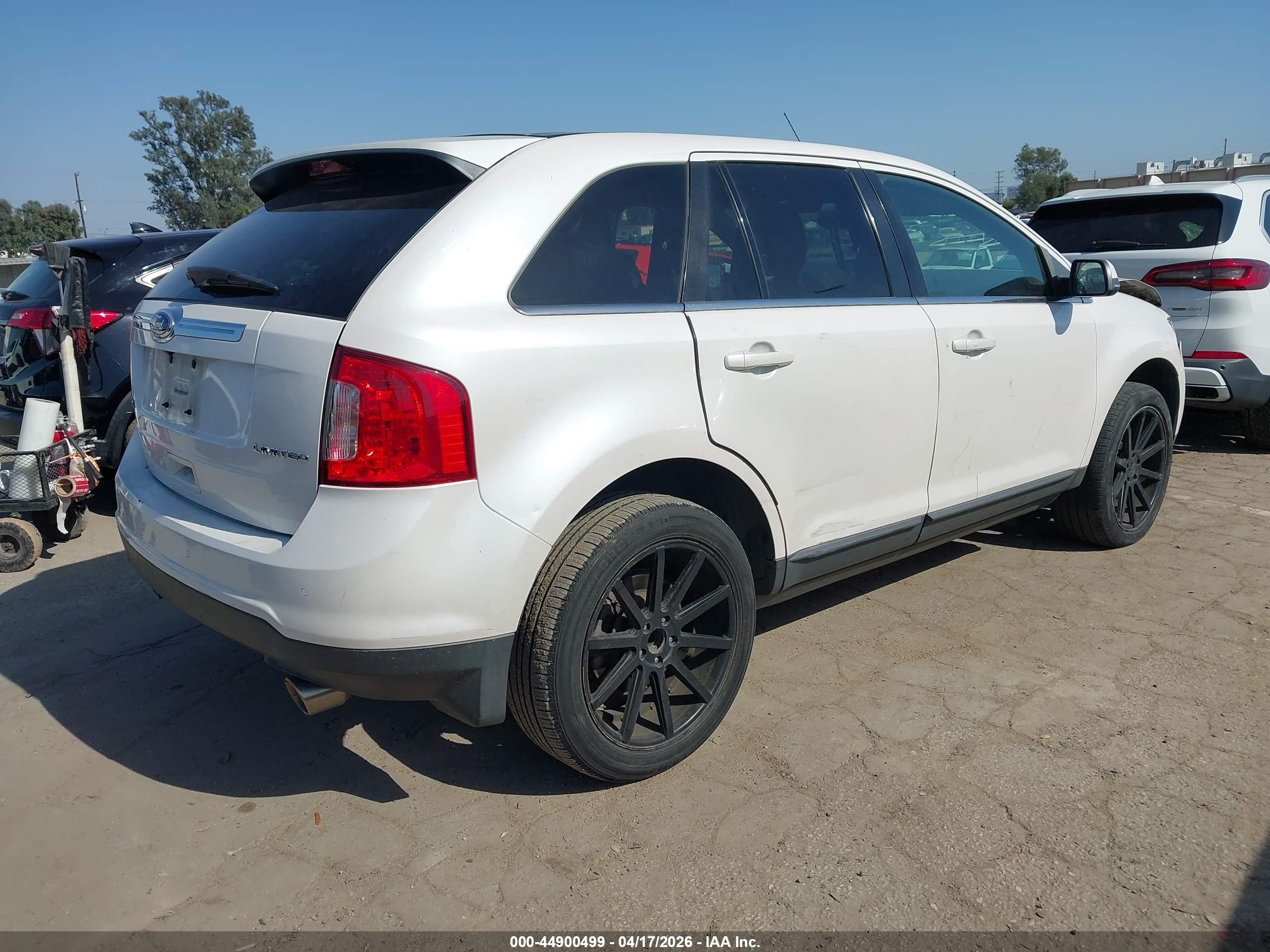 2014 Ford Edge Limited Белый vin: 2FMDK3KC6EBB65685