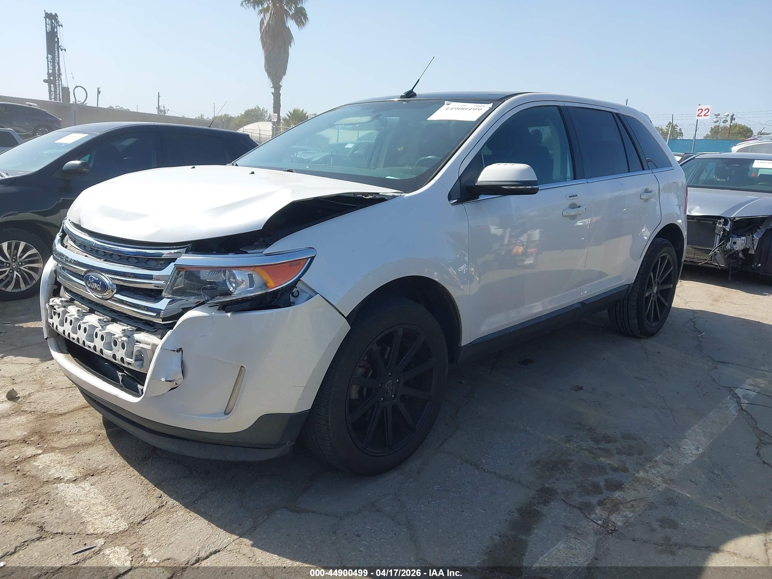 2014 Ford Edge Limited Белый vin: 2FMDK3KC6EBB65685
