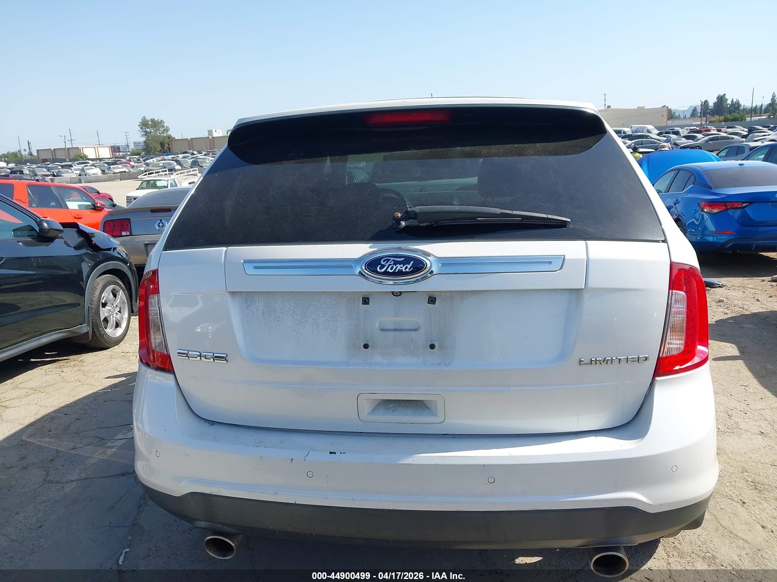2014 Ford Edge Limited Белый vin: 2FMDK3KC6EBB65685