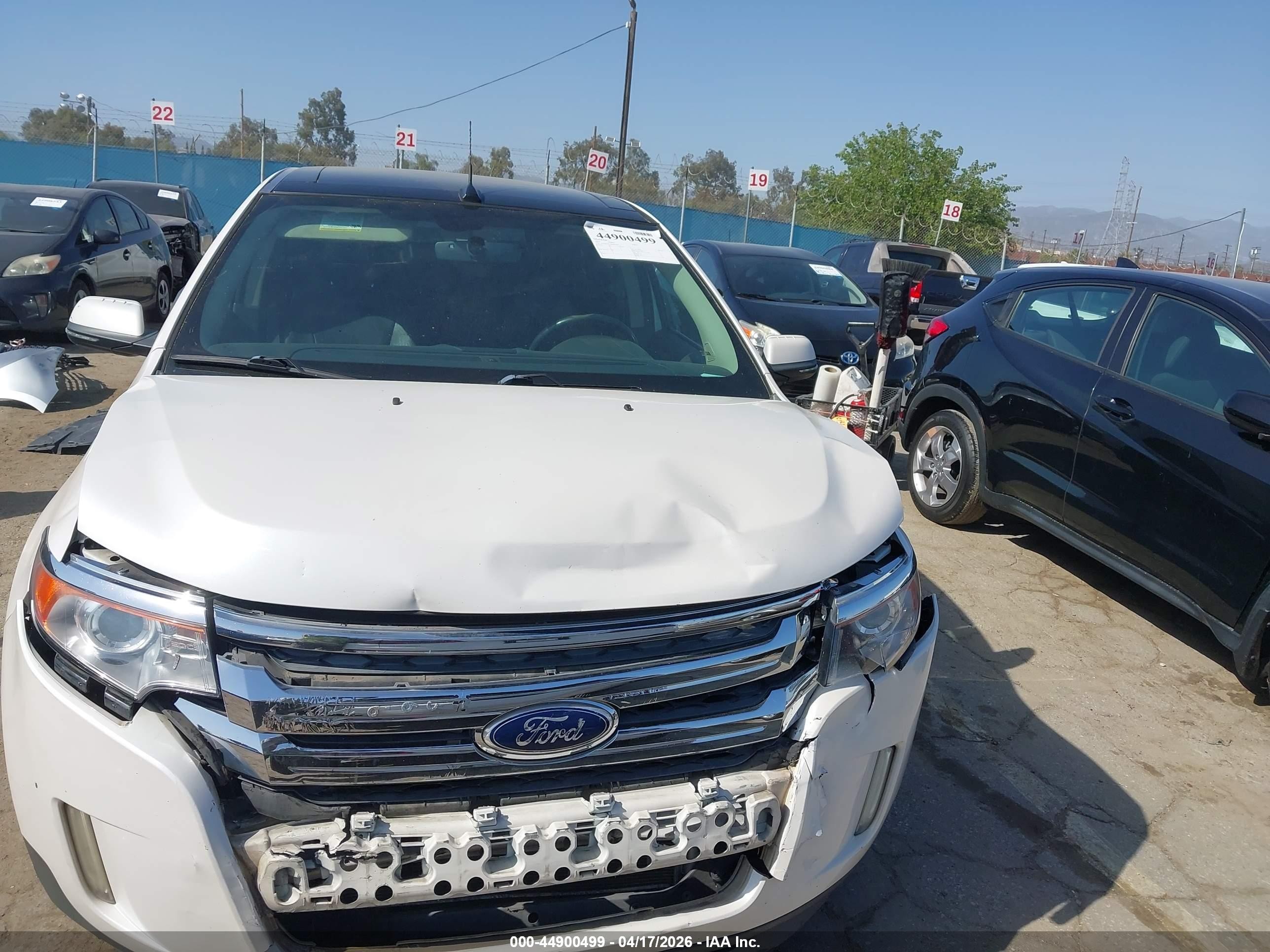 2014 Ford Edge Limited Белый vin: 2FMDK3KC6EBB65685