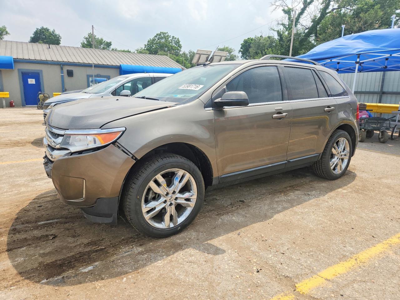 2014 Ford Edge Limited Gray vin: 2FMDK3KC6EBB75522