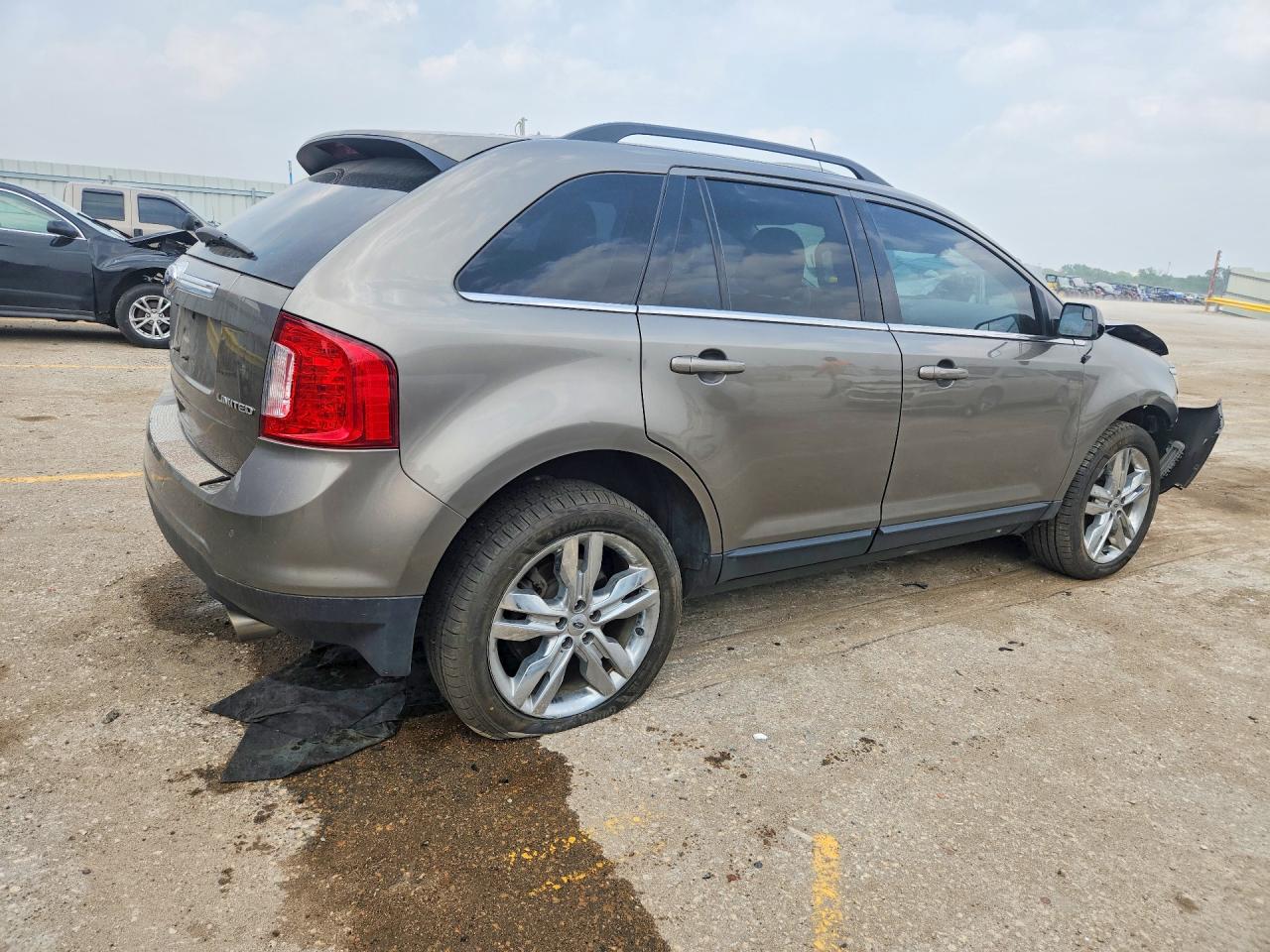 2014 Ford Edge Limited Gray vin: 2FMDK3KC6EBB75522