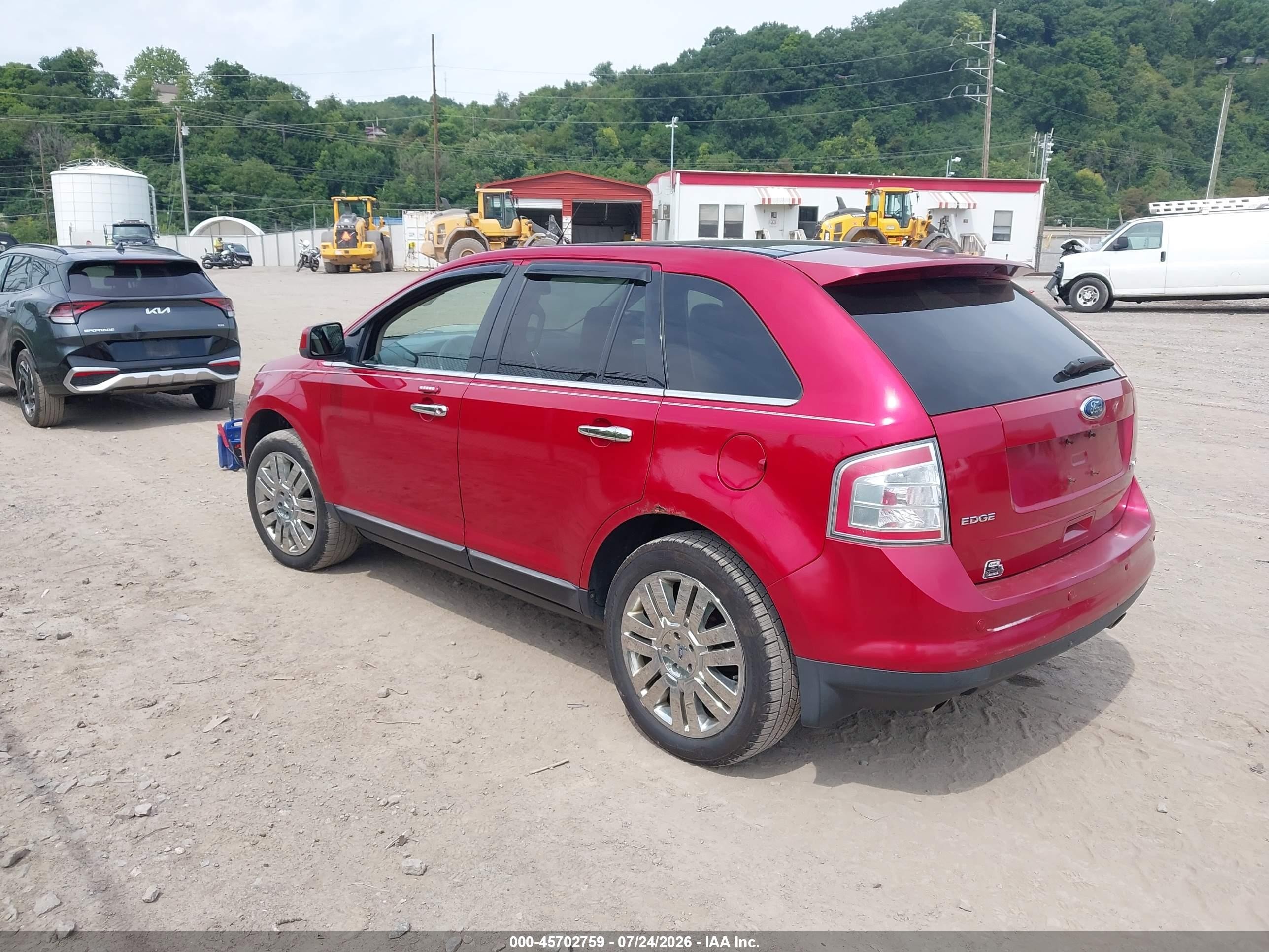 2010 Ford Edge Limited Red vin: 2FMDK3KC7ABA75715