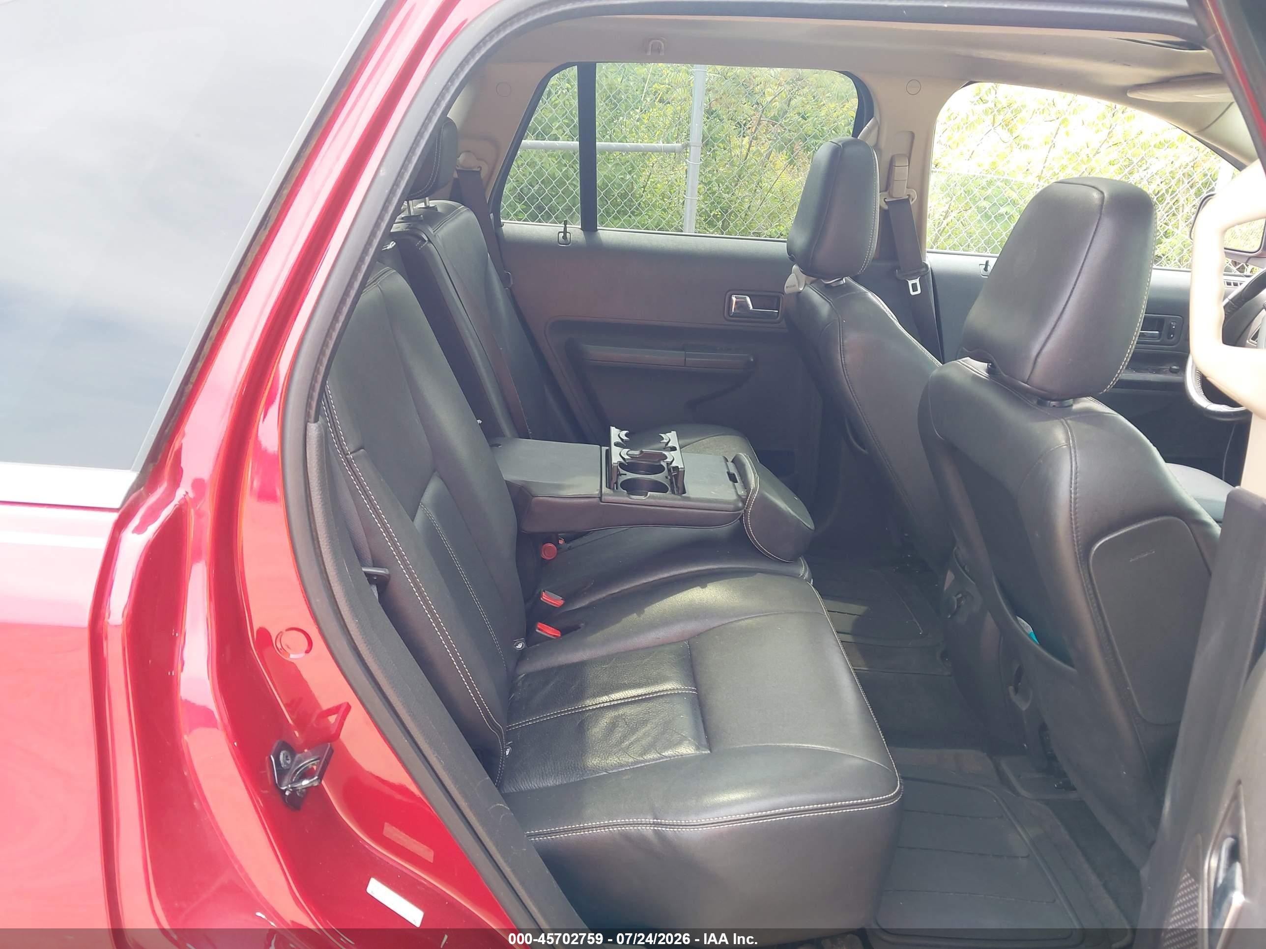 2010 Ford Edge Limited Red vin: 2FMDK3KC7ABA75715