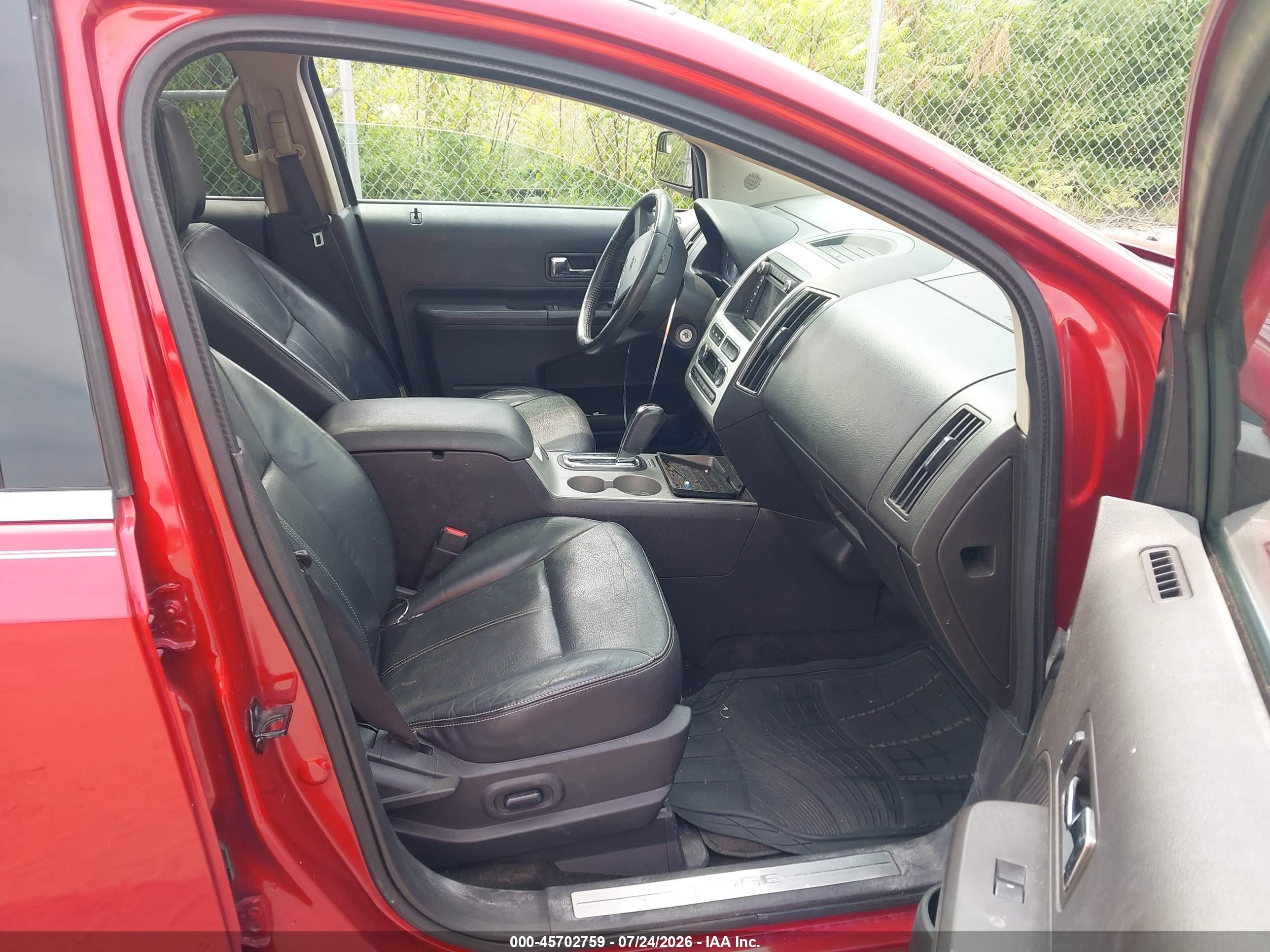 2010 Ford Edge Limited Red vin: 2FMDK3KC7ABA75715