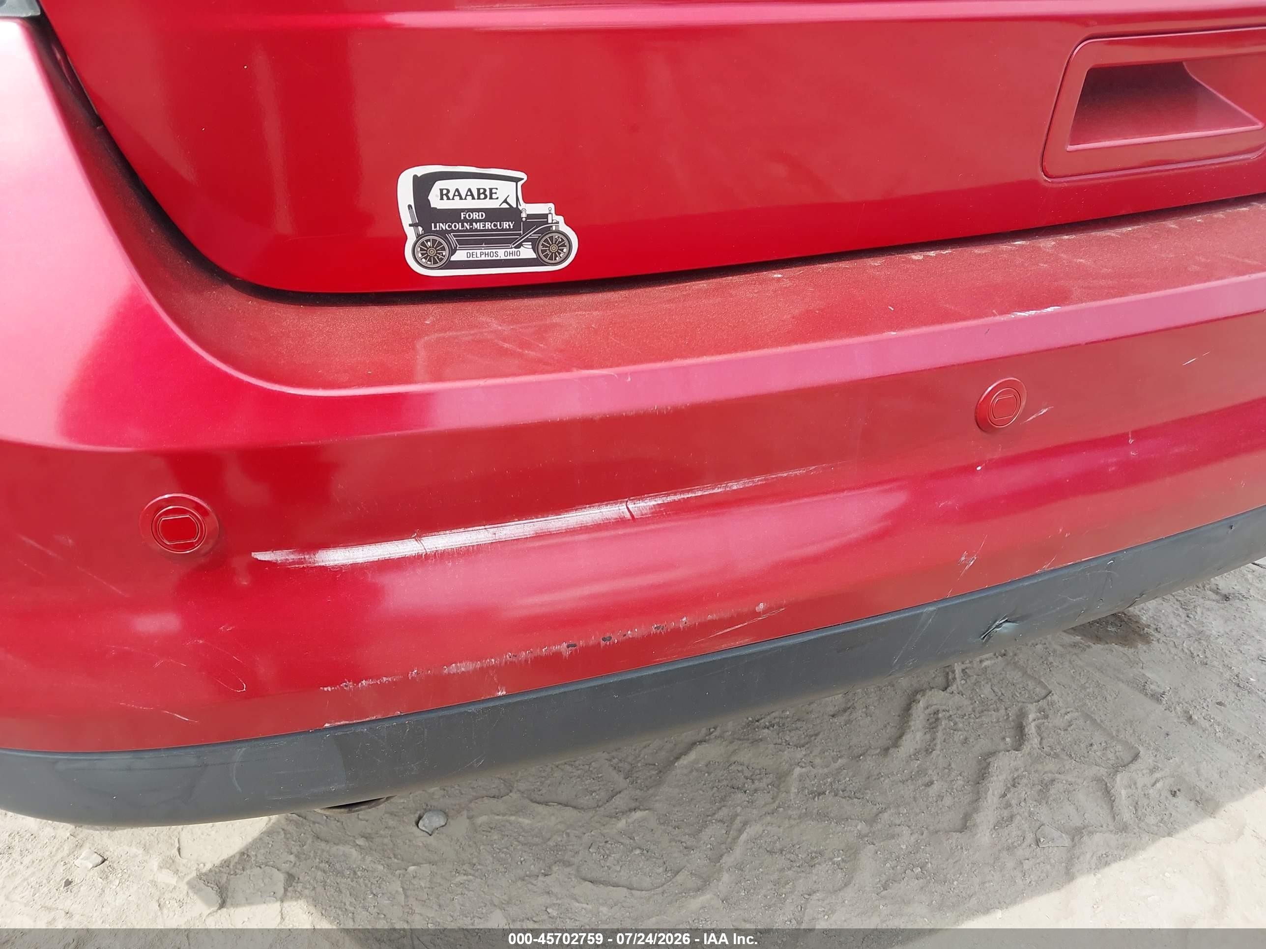 2010 Ford Edge Limited Red vin: 2FMDK3KC7ABA75715