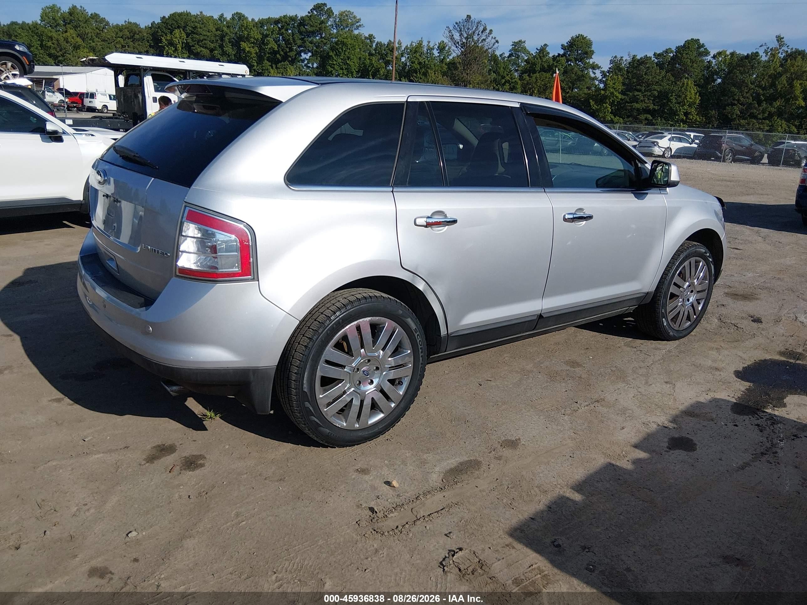 2010 Ford Edge Limited Silver vin: 2FMDK3KC7ABA88710
