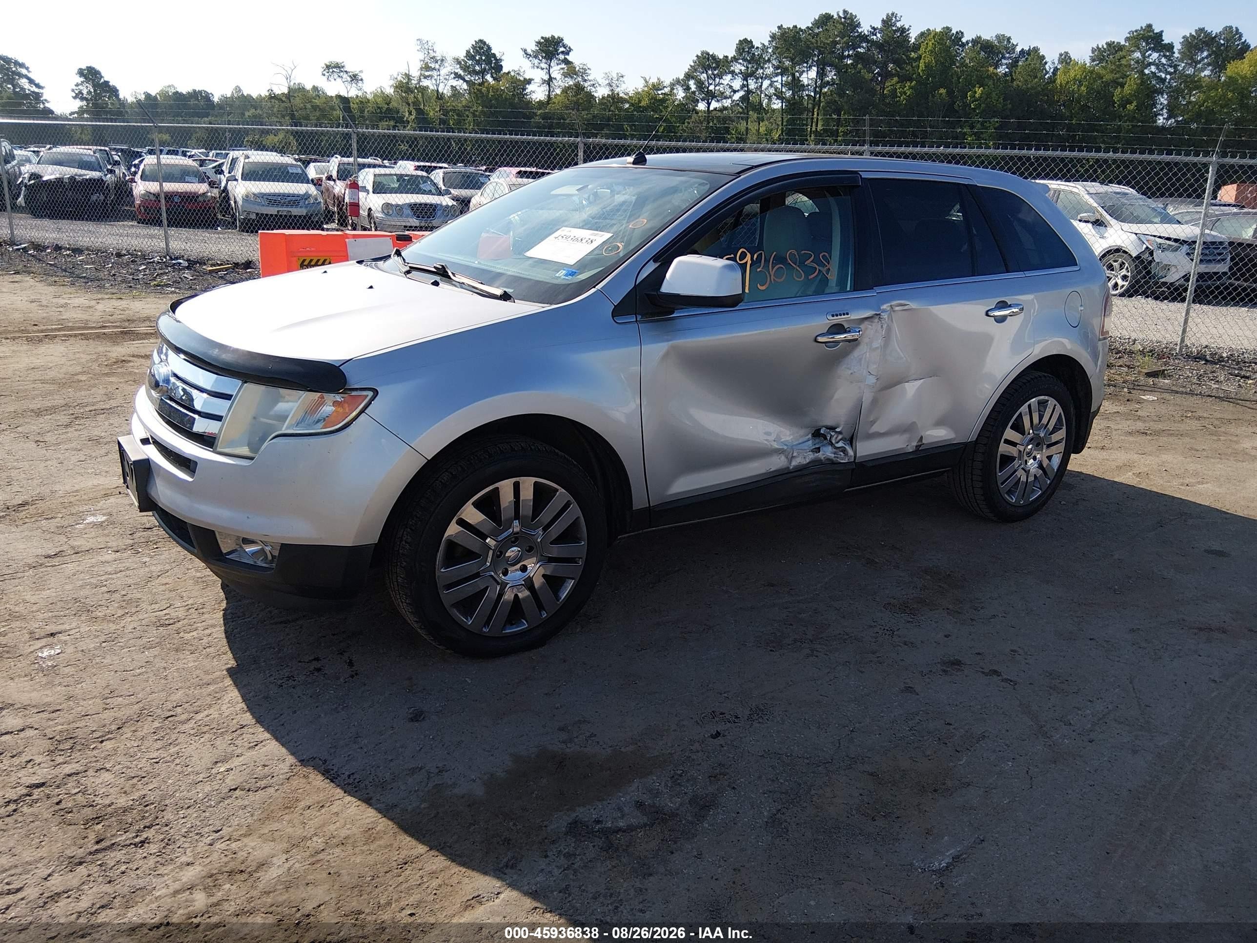 2010 Ford Edge Limited Silver vin: 2FMDK3KC7ABA88710