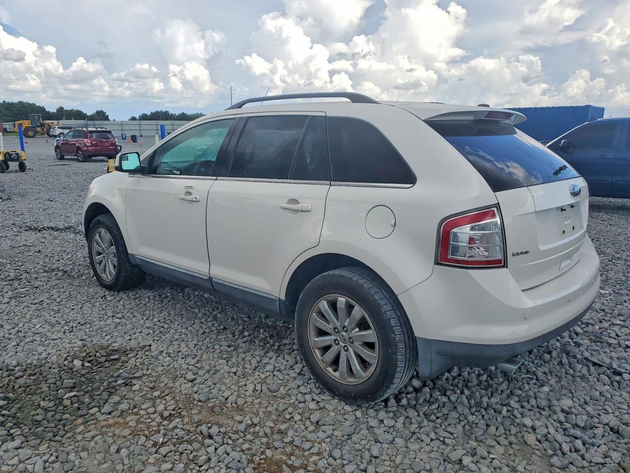 2010 Ford Edge Limited White vin: 2FMDK3KC7ABB03514