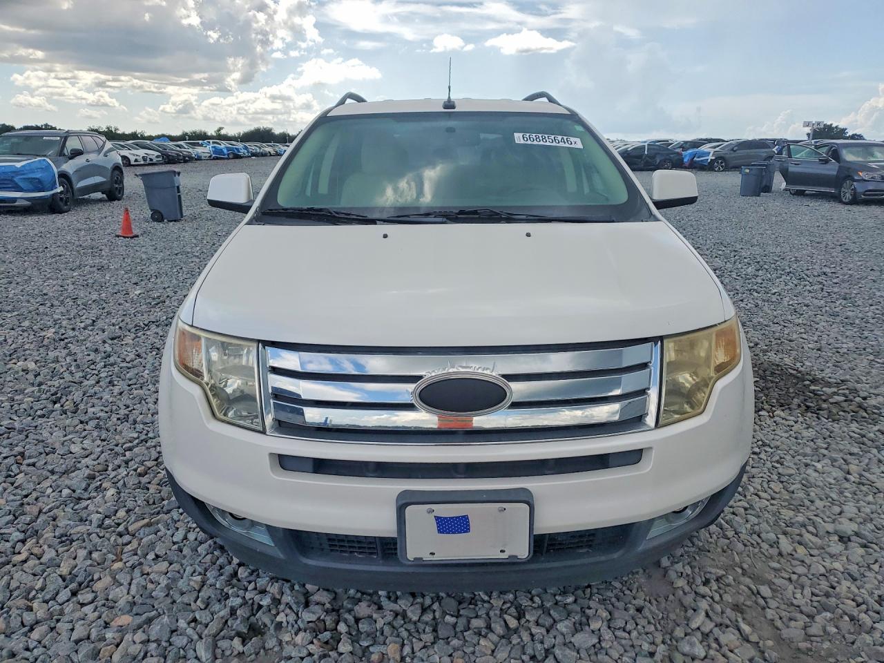2010 Ford Edge Limited White vin: 2FMDK3KC7ABB03514