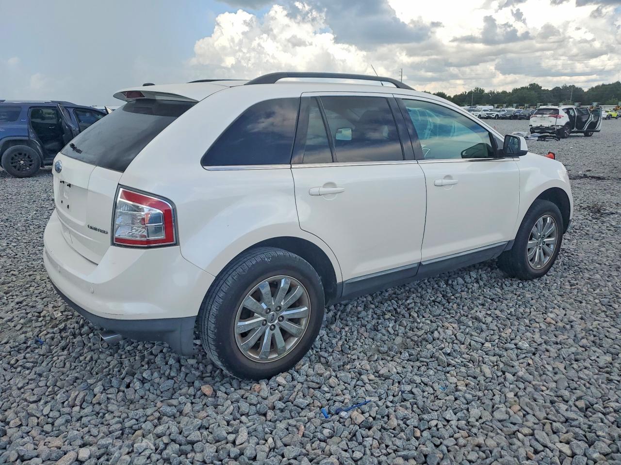 2010 Ford Edge Limited White vin: 2FMDK3KC7ABB03514