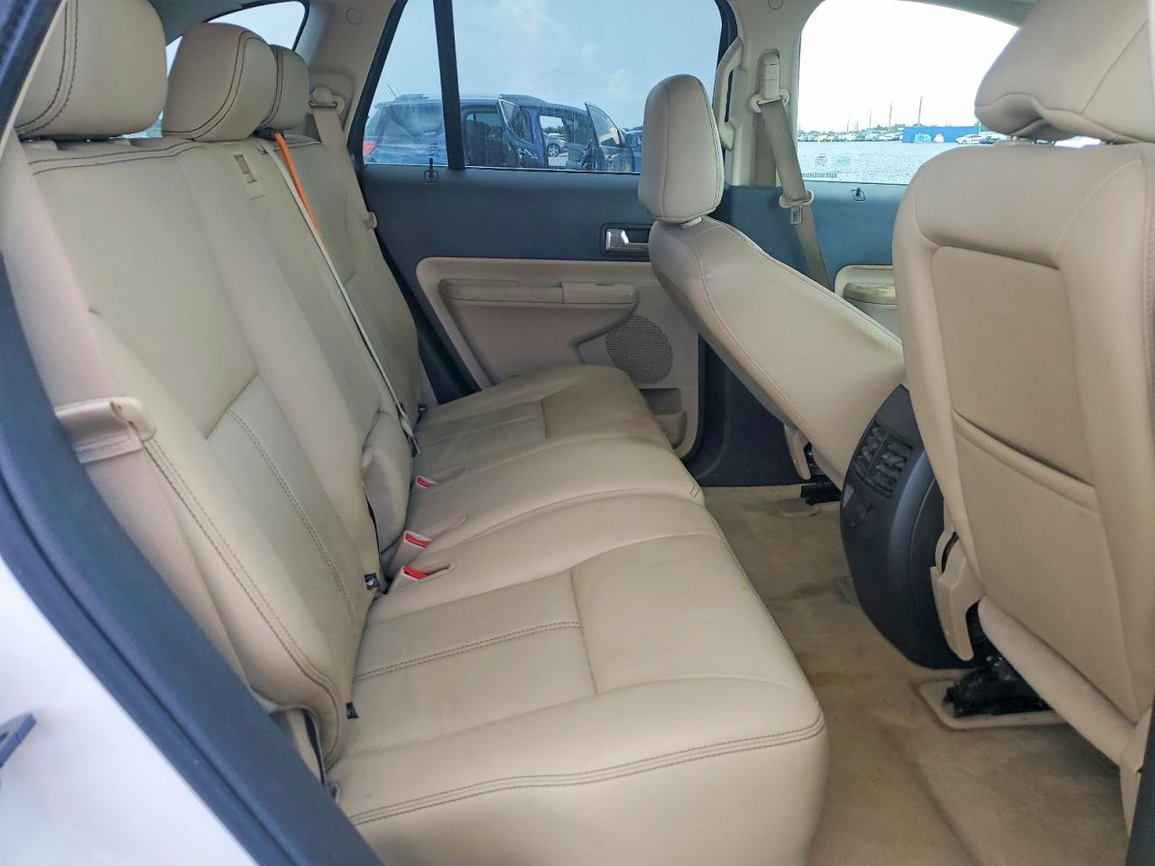 2010 Ford Edge Limited White vin: 2FMDK3KC7ABB03514