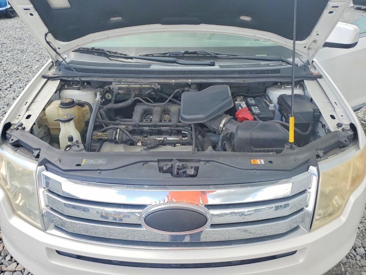 2010 Ford Edge Limited White vin: 2FMDK3KC7ABB03514