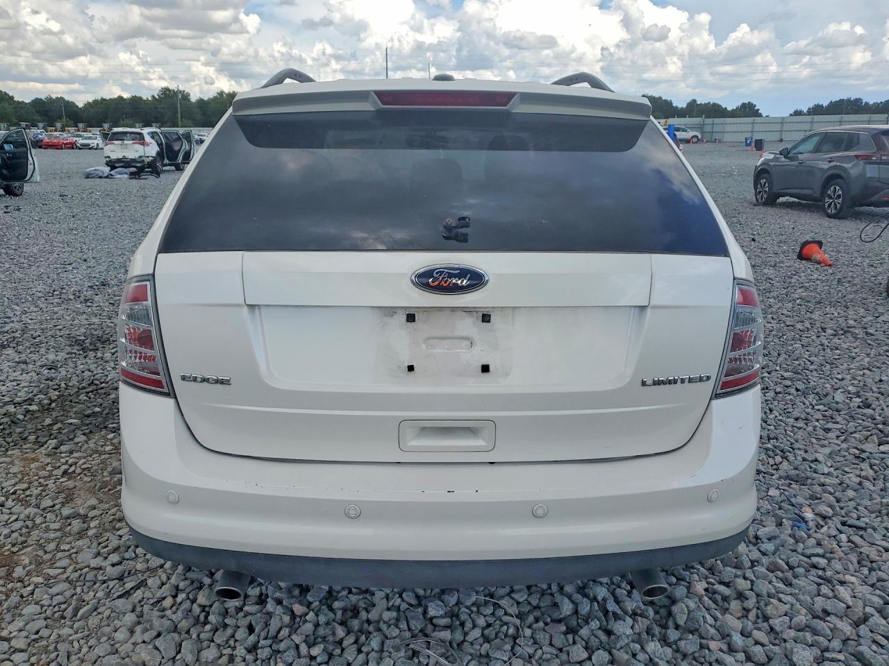 2010 Ford Edge Limited White vin: 2FMDK3KC7ABB03514