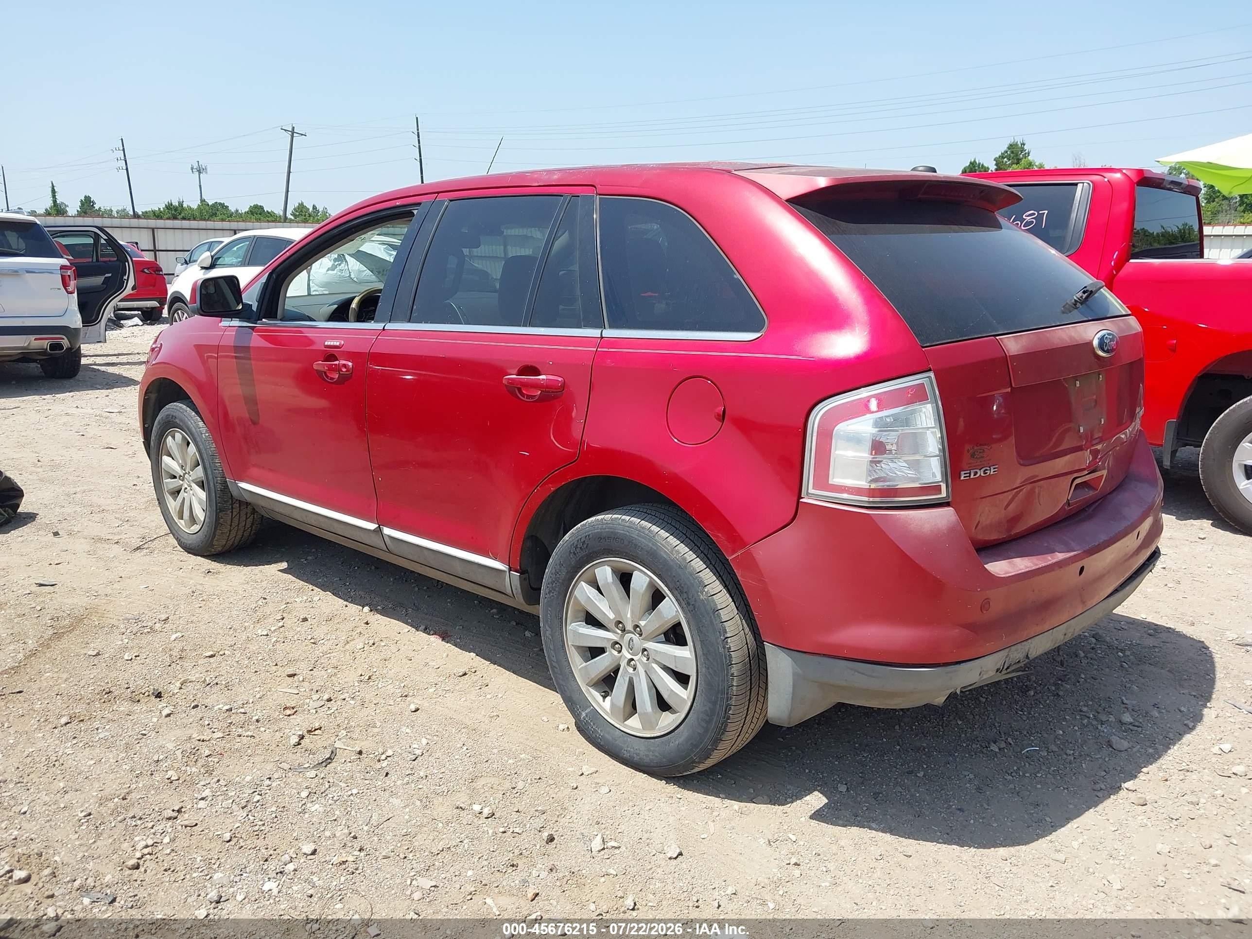 2010 Ford Edge Limited Red vin: 2FMDK3KC7ABB46654