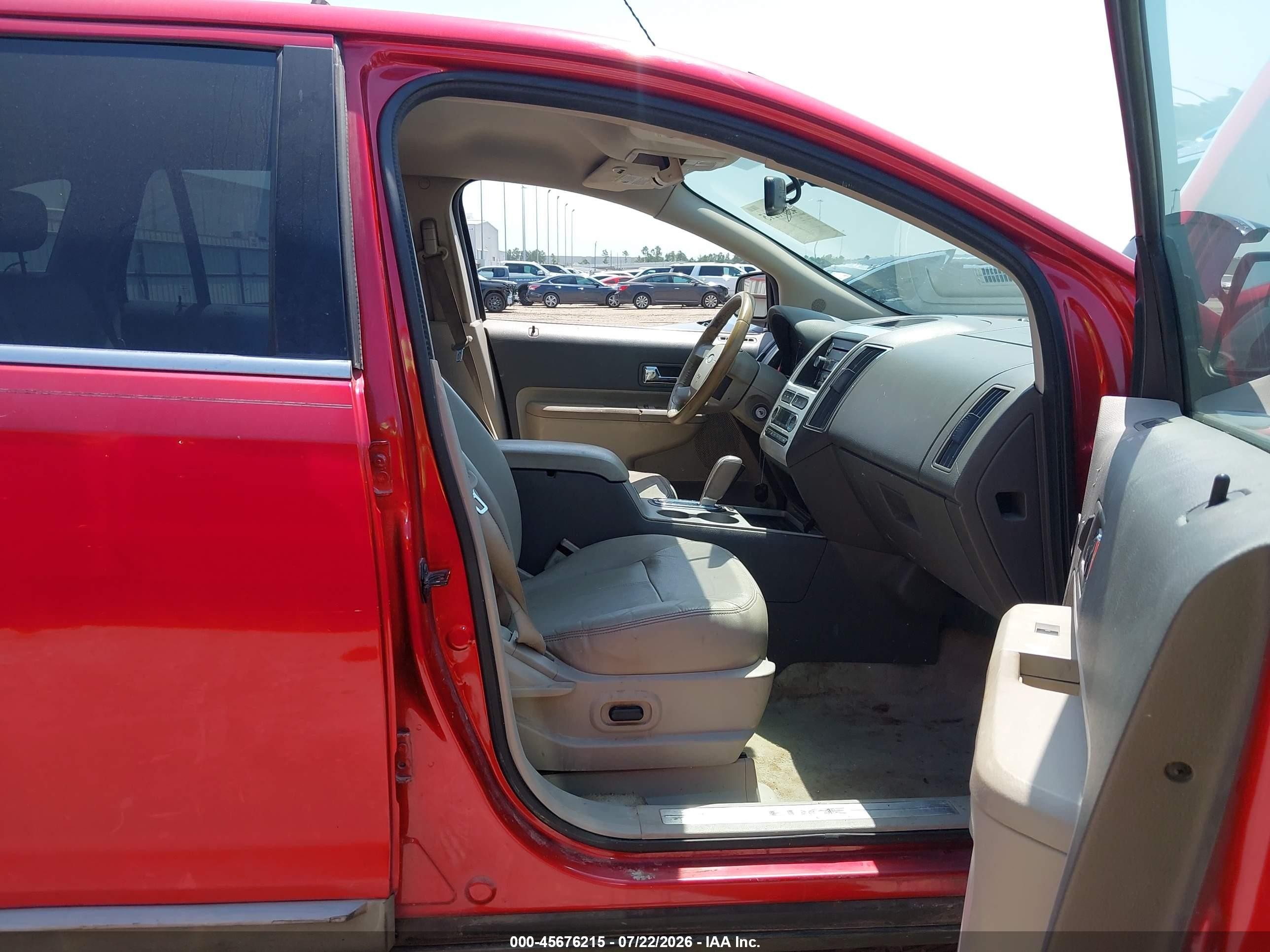 2010 Ford Edge Limited Red vin: 2FMDK3KC7ABB46654
