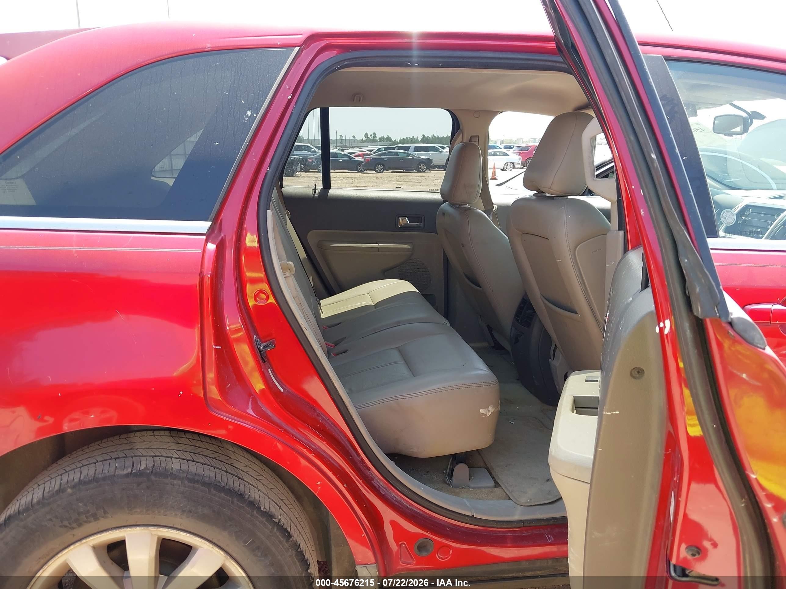 2010 Ford Edge Limited Red vin: 2FMDK3KC7ABB46654