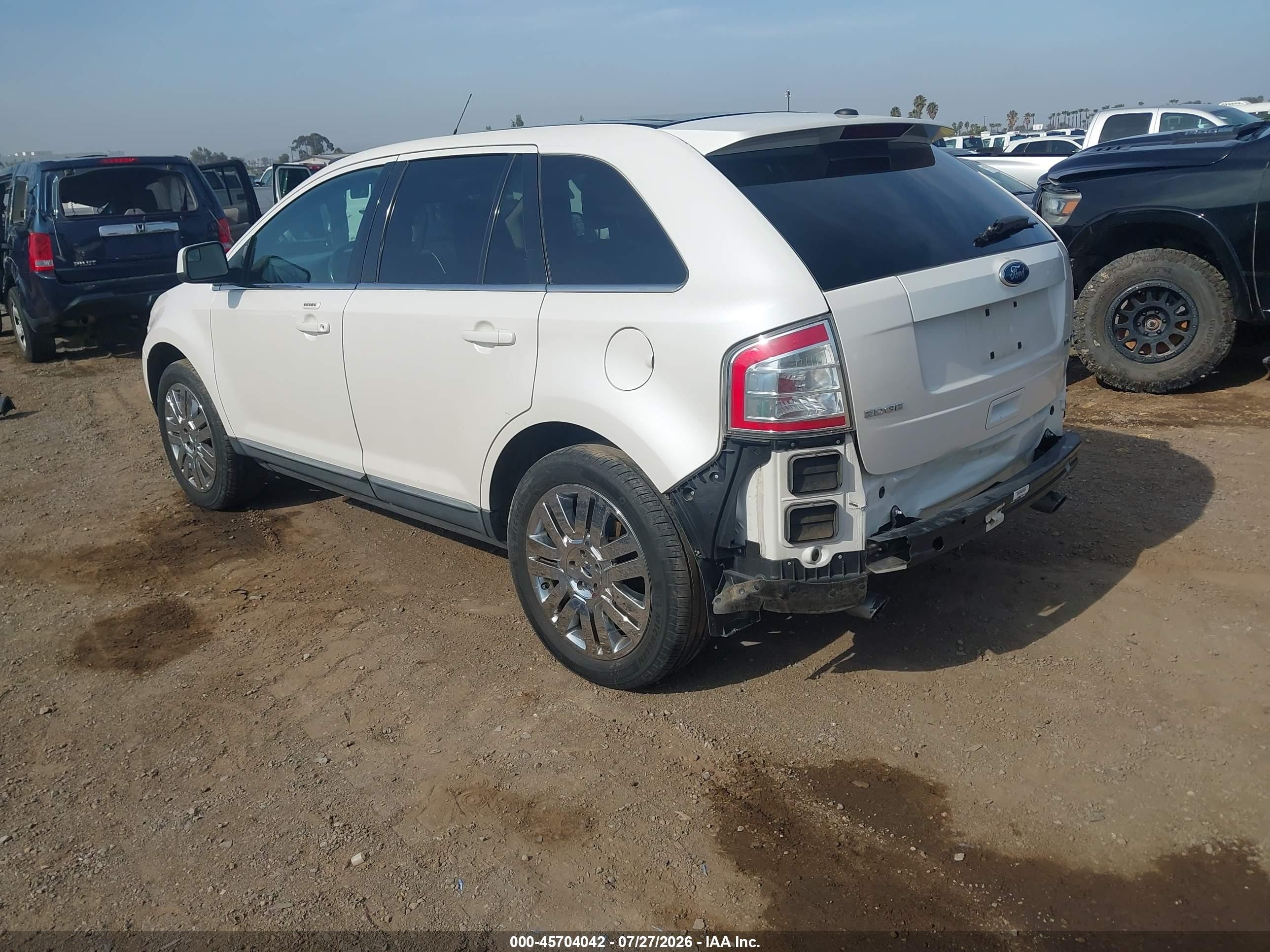 2010 Ford Edge Limited Белый vin: 2FMDK3KC7ABB77404