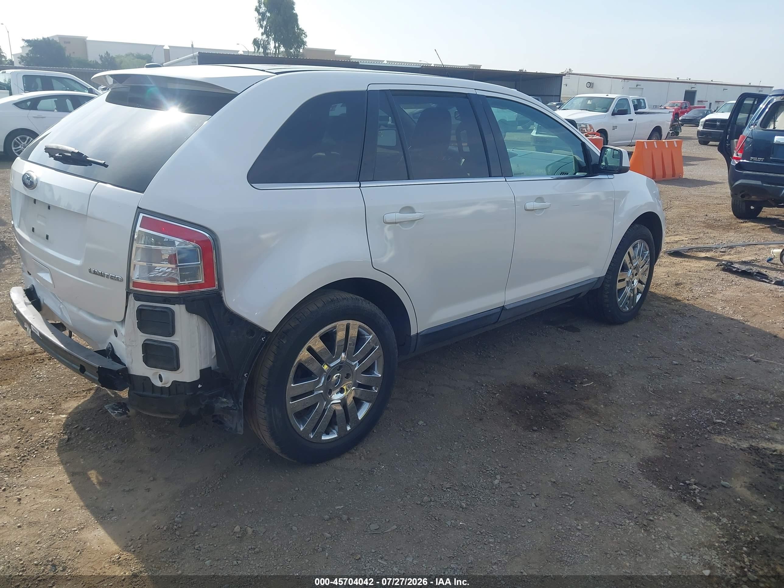 2010 Ford Edge Limited Белый vin: 2FMDK3KC7ABB77404