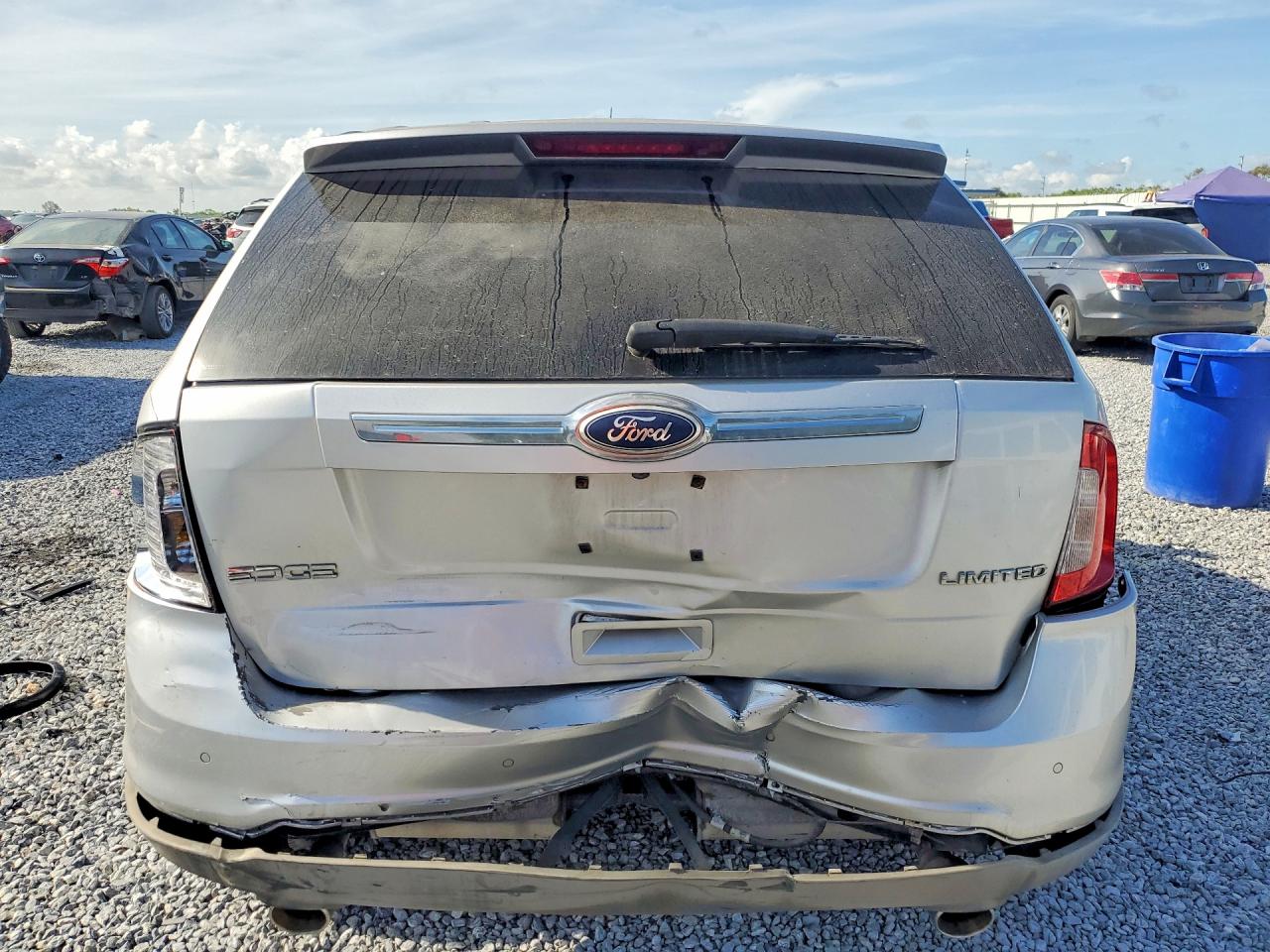 2011 Ford Edge Limited Silver vin: 2FMDK3KC7BBA28055