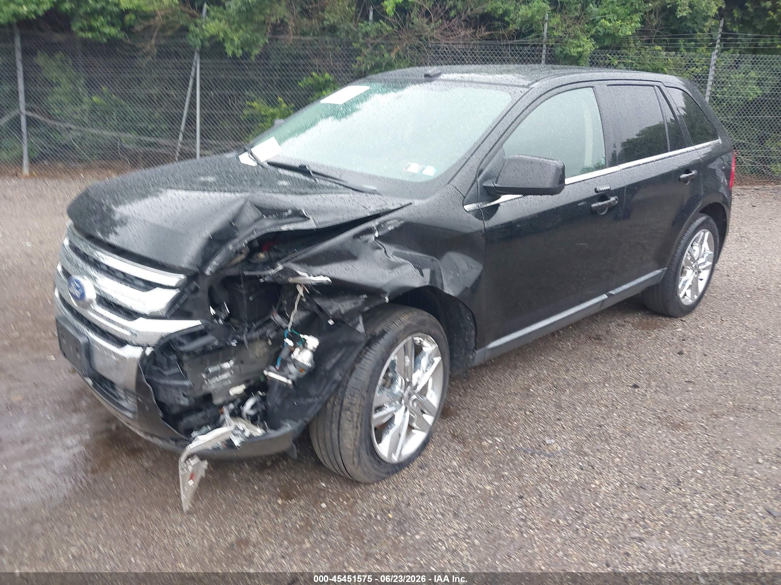 2011 Ford Edge Limited Black vin: 2FMDK3KC7BBA37743