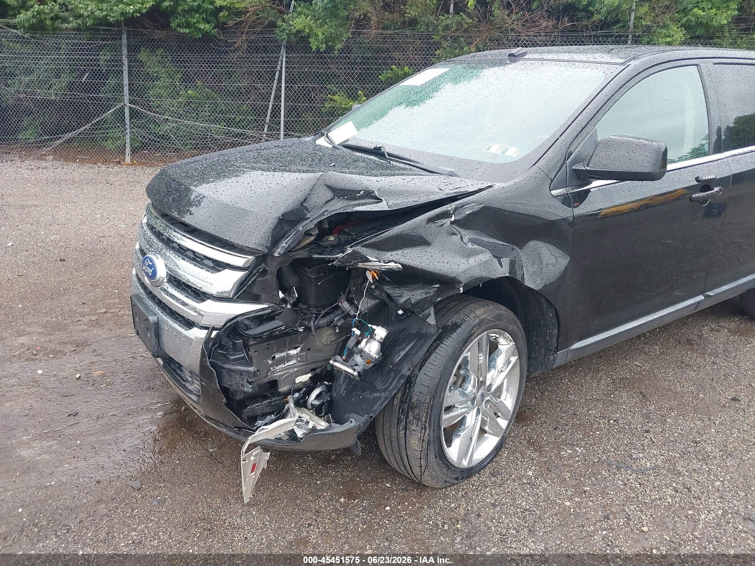 2011 Ford Edge Limited Black vin: 2FMDK3KC7BBA37743