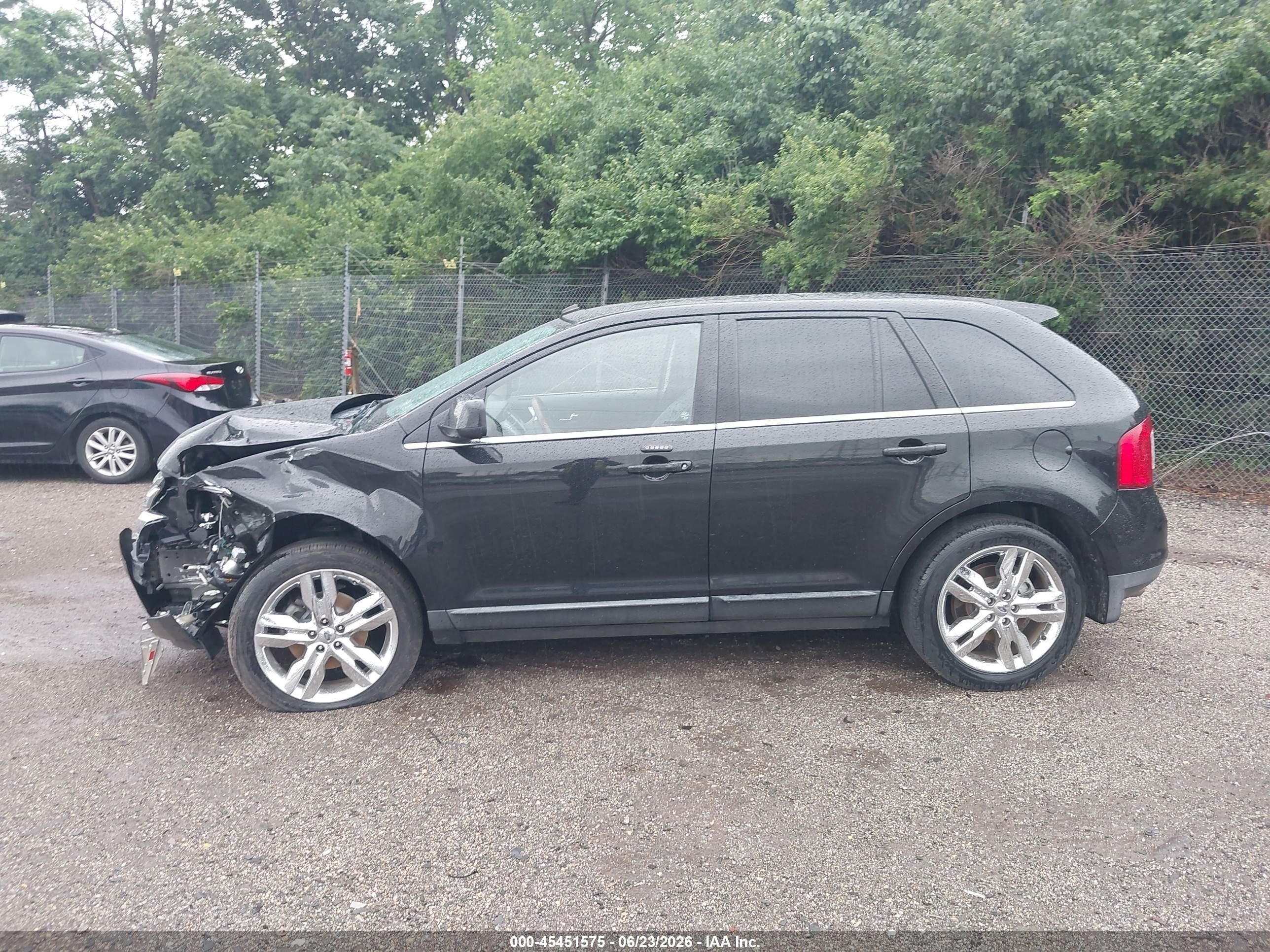 2011 Ford Edge Limited Black vin: 2FMDK3KC7BBA37743