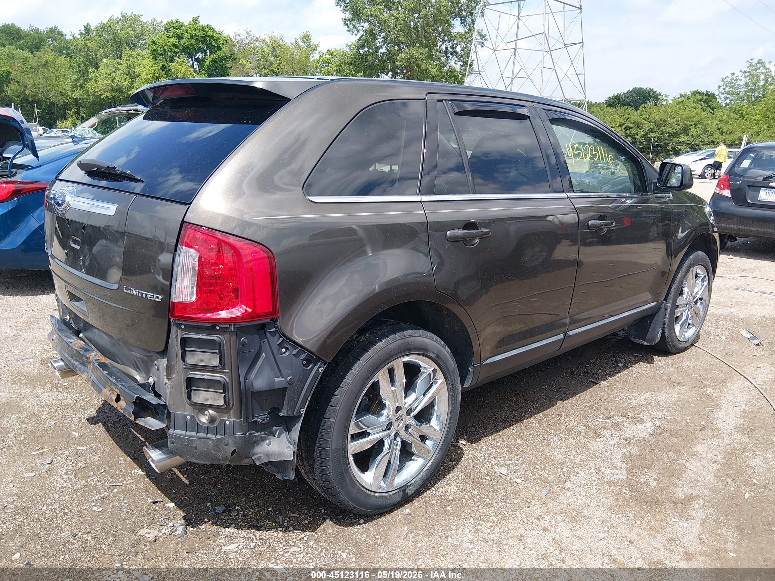 2011 Ford Edge Limited Dark Brown vin: 2FMDK3KC7BBA58558