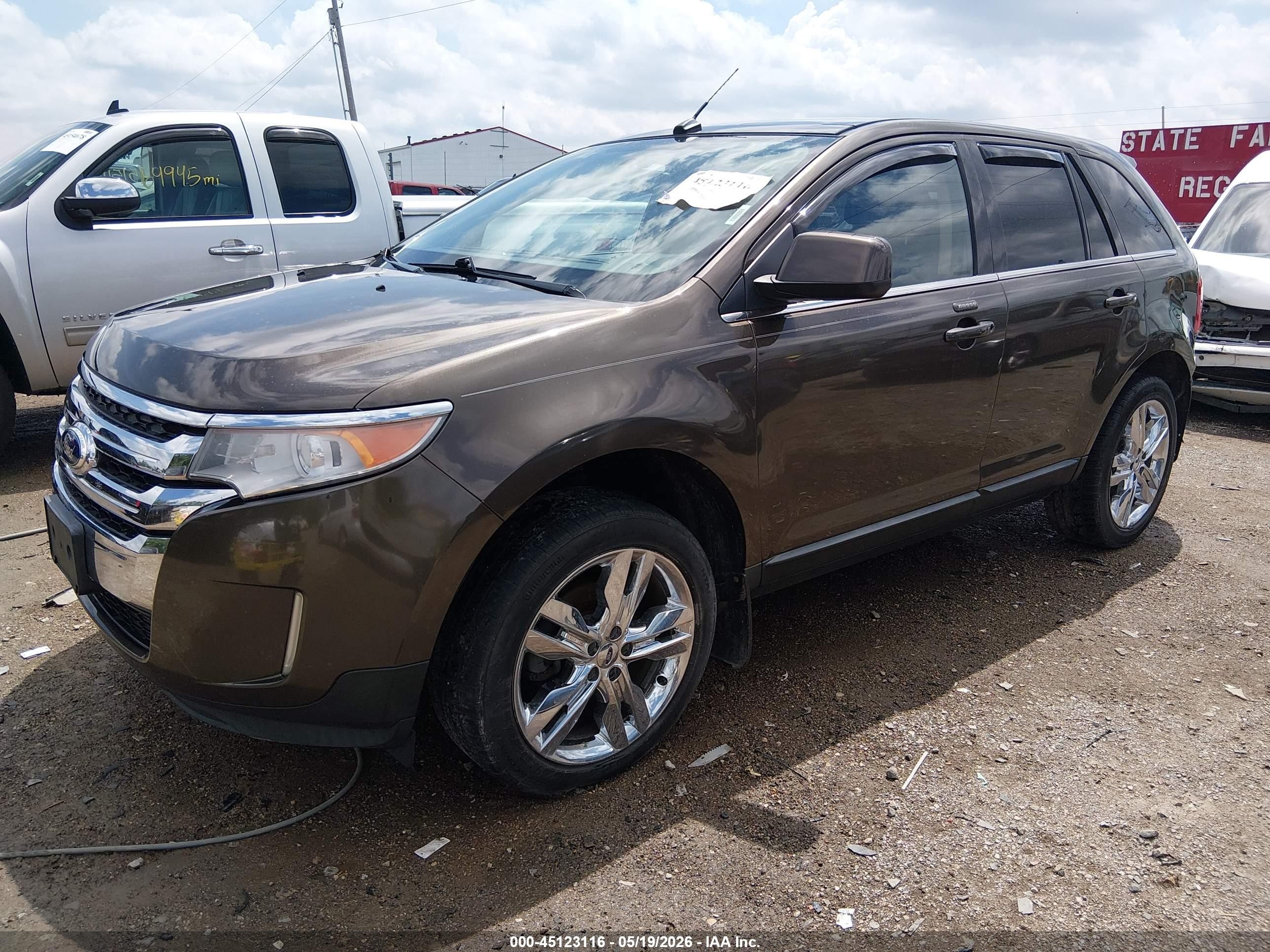 2011 Ford Edge Limited Dark Brown vin: 2FMDK3KC7BBA58558