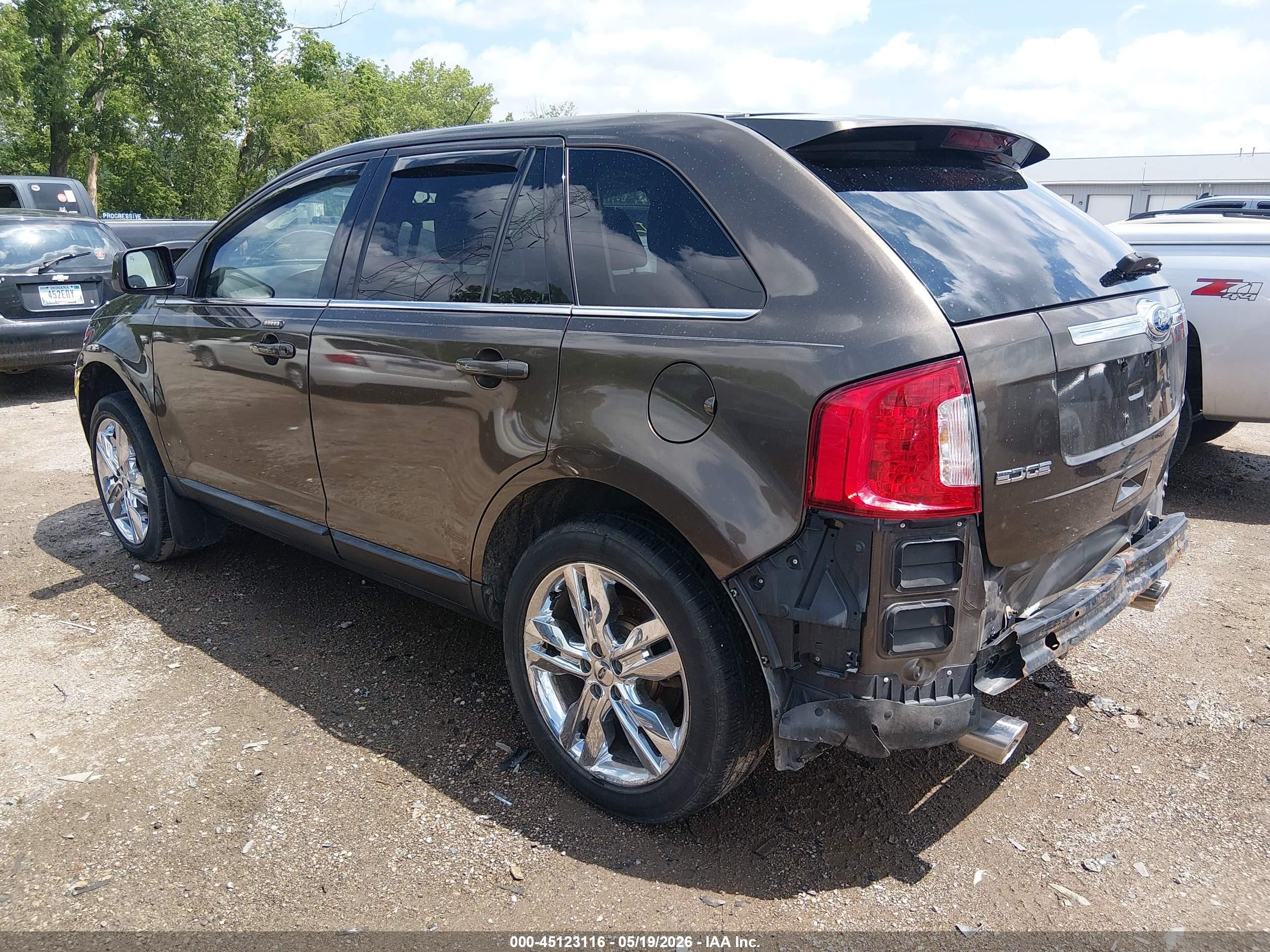 2011 Ford Edge Limited Dark Brown vin: 2FMDK3KC7BBA58558