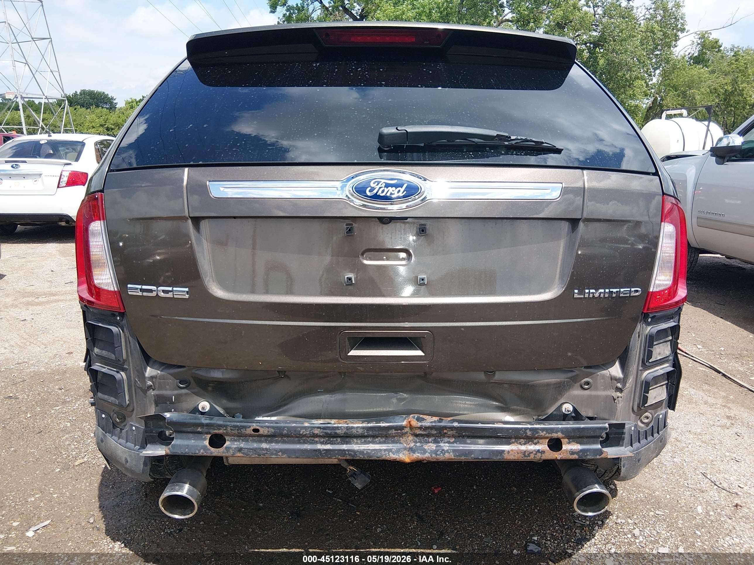 2011 Ford Edge Limited Dark Brown vin: 2FMDK3KC7BBA58558