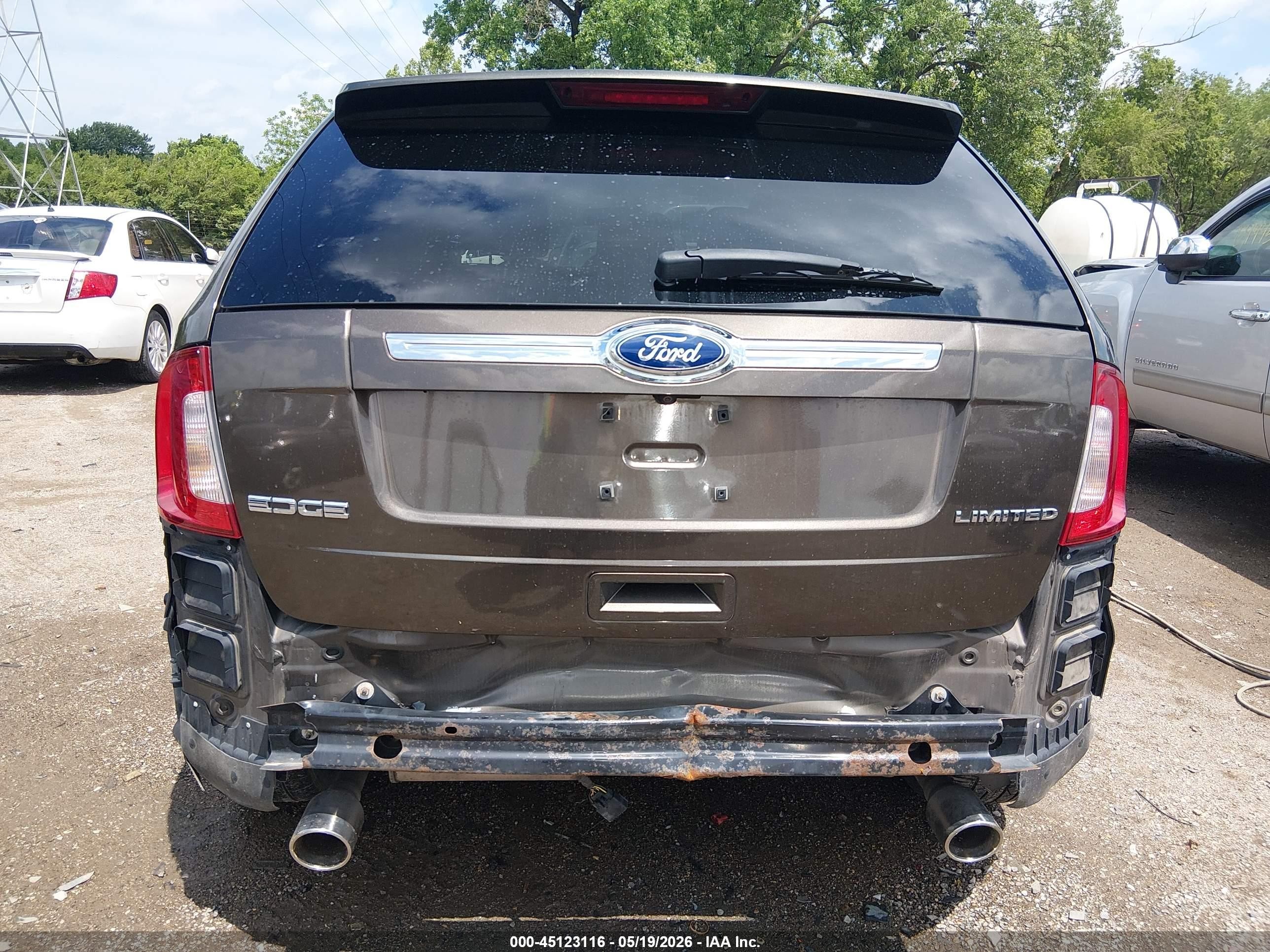 2011 Ford Edge Limited Dark Brown vin: 2FMDK3KC7BBA58558