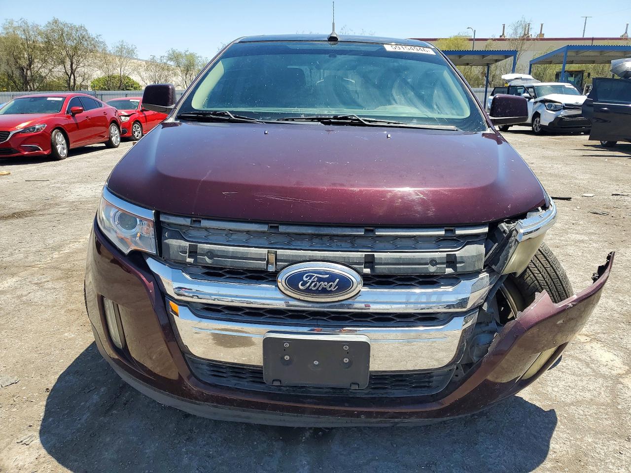 2011 Ford Edge Limited Maroon vin: 2FMDK3KC7BBA61508