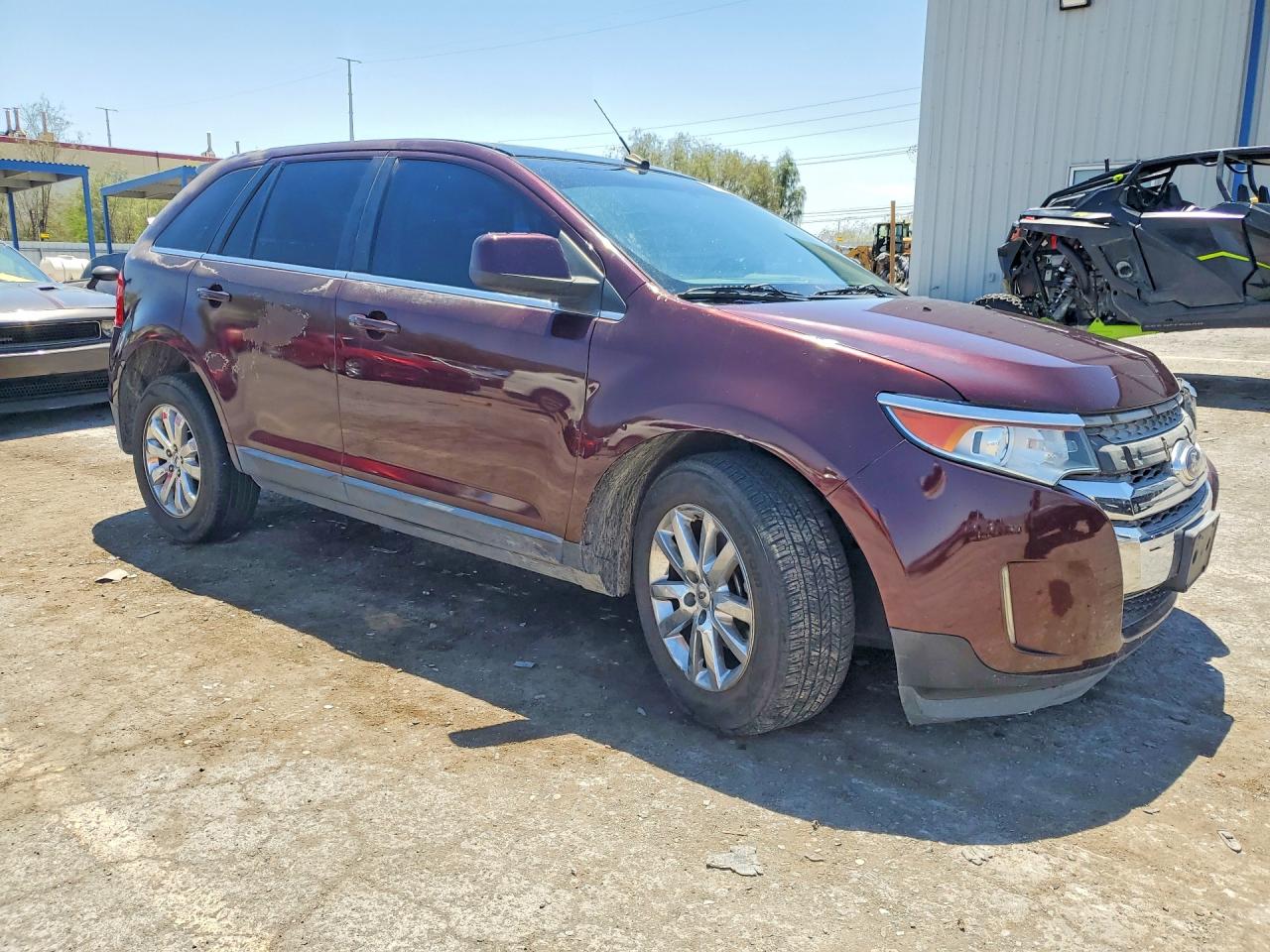 2011 Ford Edge Limited Maroon vin: 2FMDK3KC7BBA61508