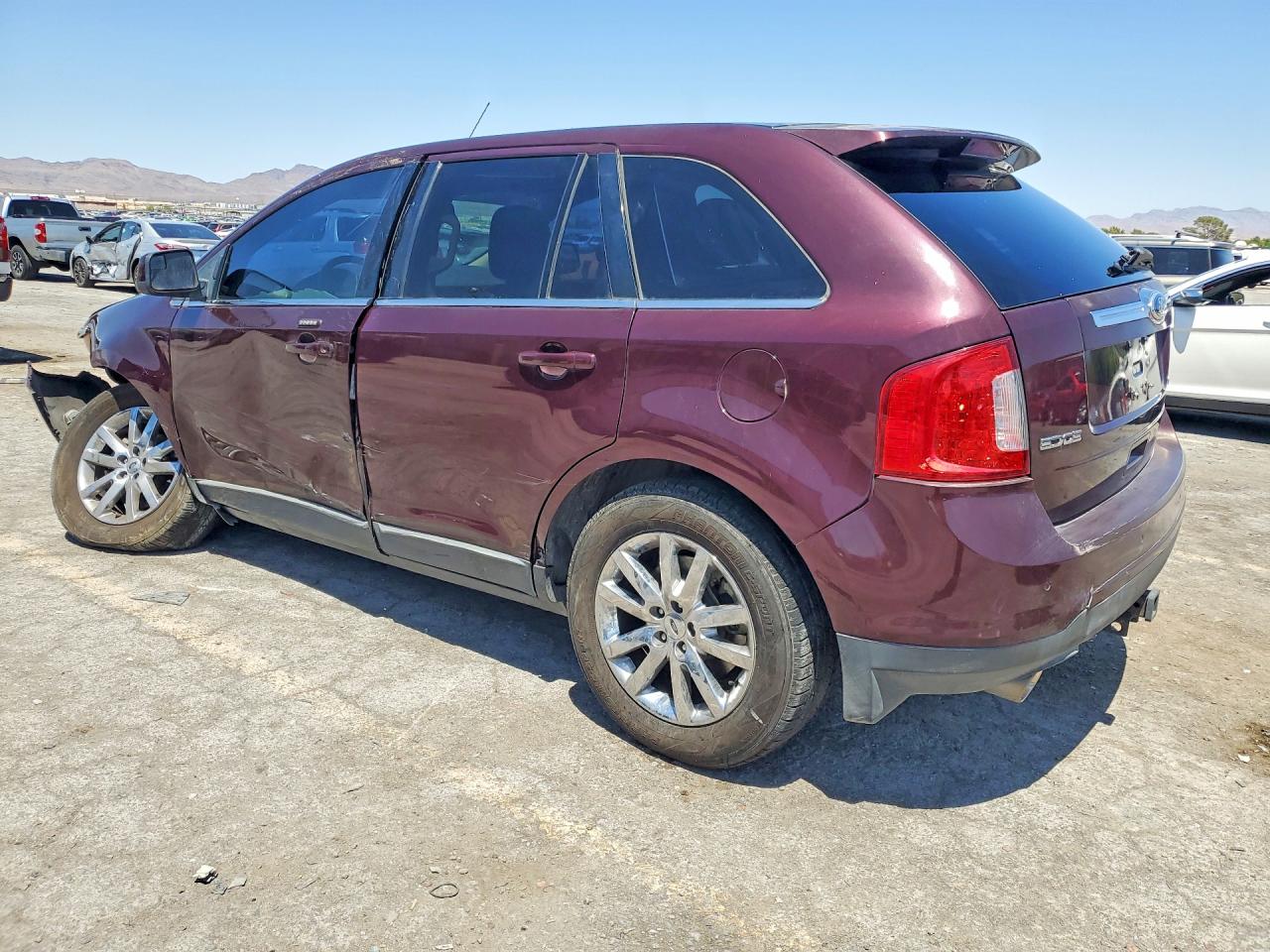 2011 Ford Edge Limited Maroon vin: 2FMDK3KC7BBA61508