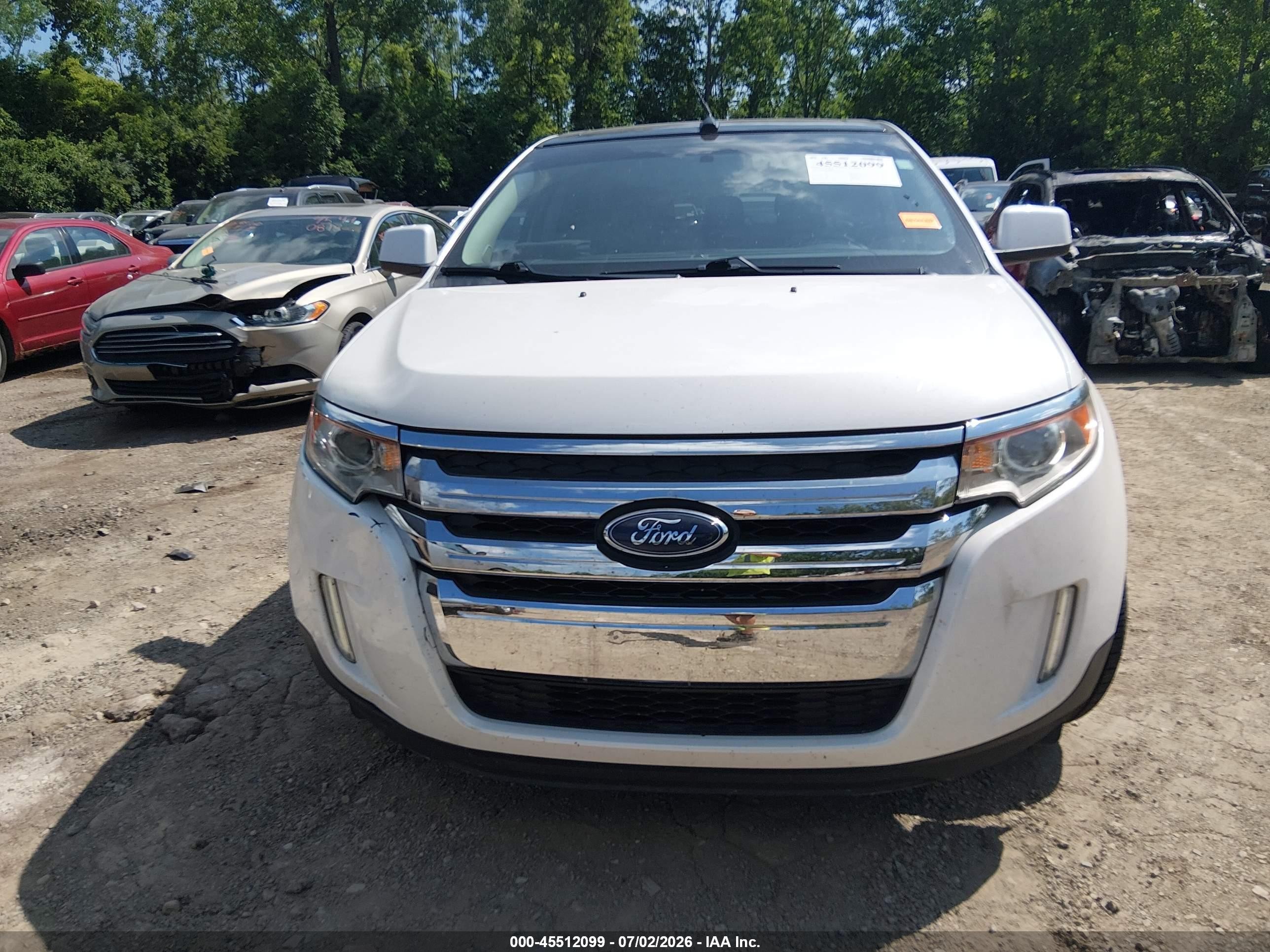 2011 Ford Edge Limited White vin: 2FMDK3KC7BBA68961