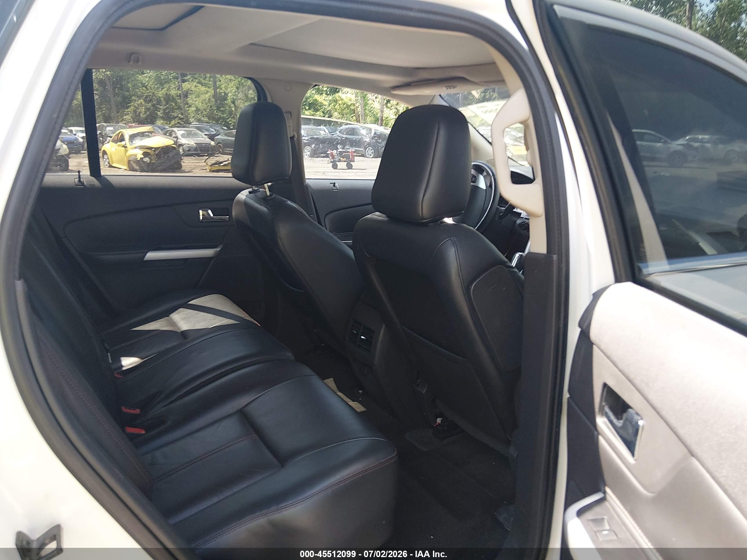 2011 Ford Edge Limited White vin: 2FMDK3KC7BBA68961