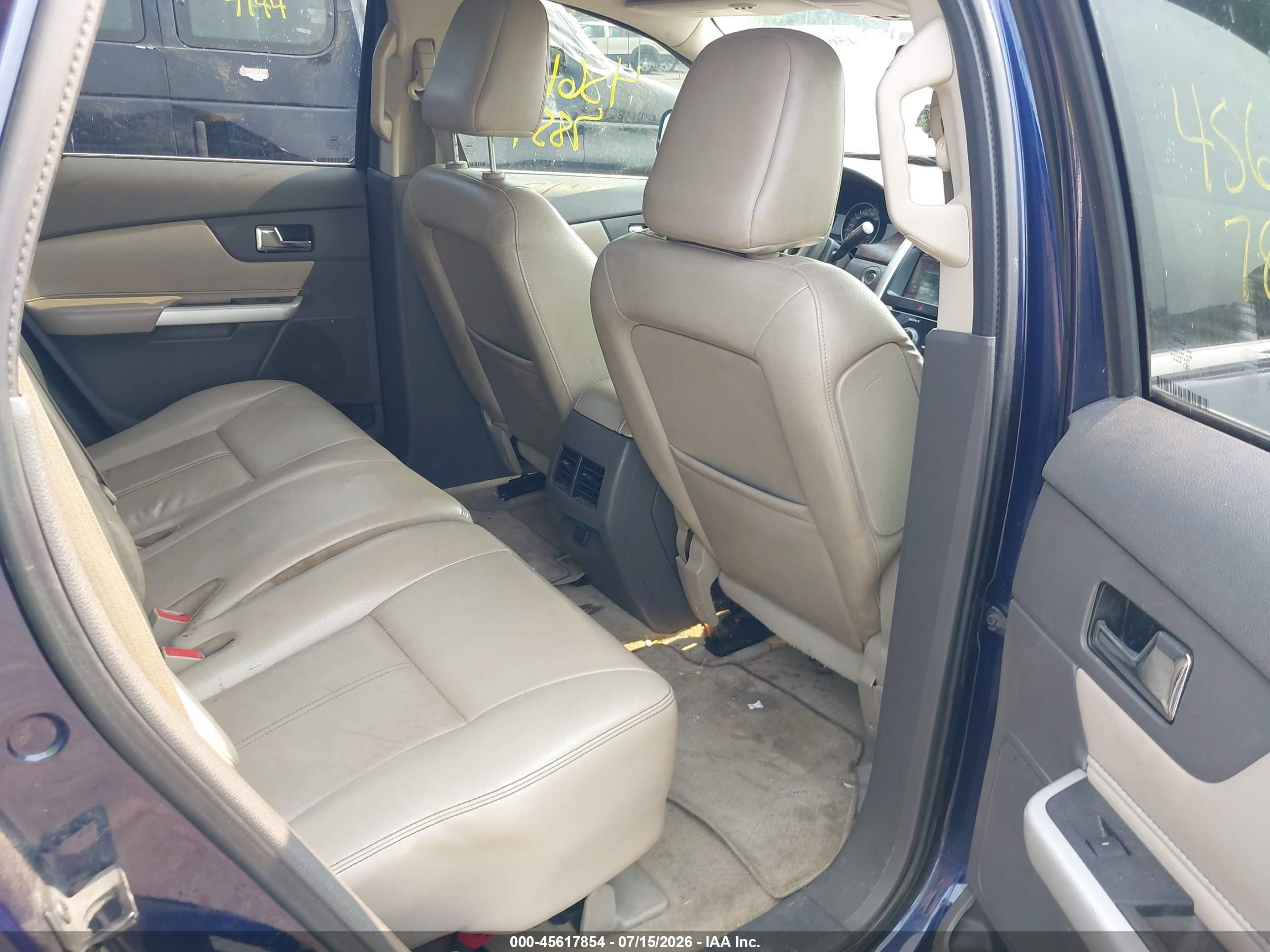 2011 Ford Edge Limited Синий vin: 2FMDK3KC7BBA74775