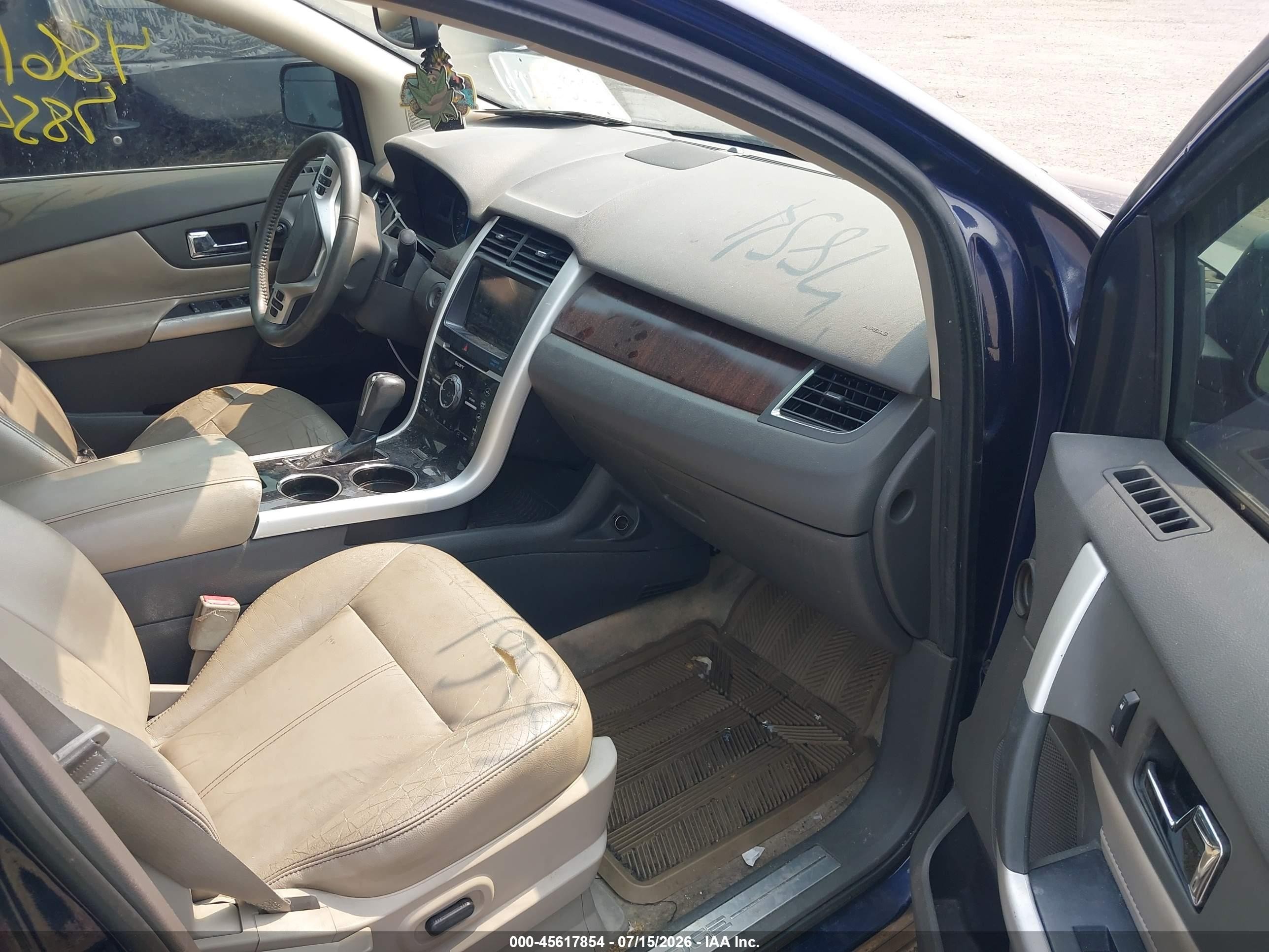 2011 Ford Edge Limited Синий vin: 2FMDK3KC7BBA74775