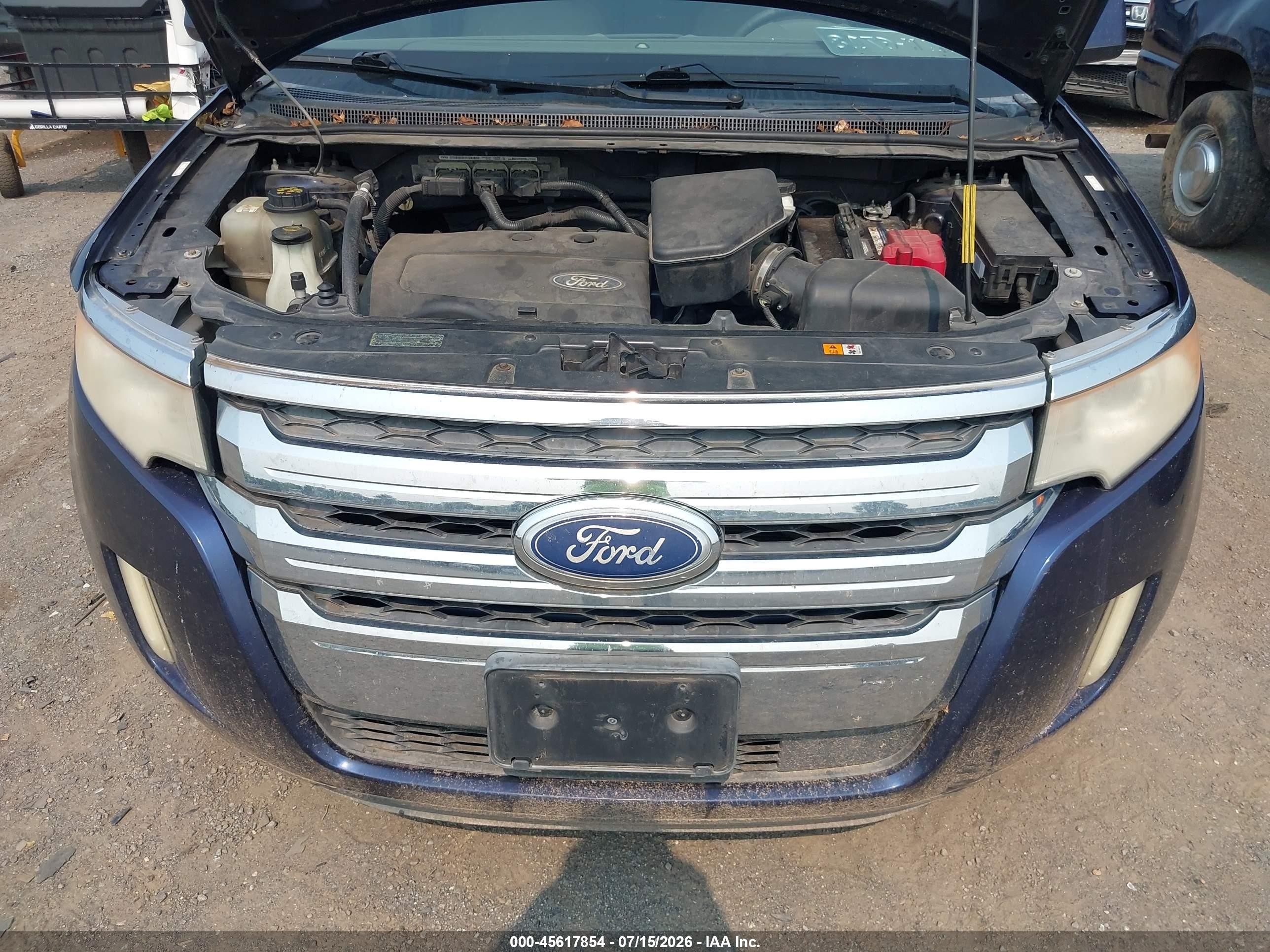2011 Ford Edge Limited Синий vin: 2FMDK3KC7BBA74775