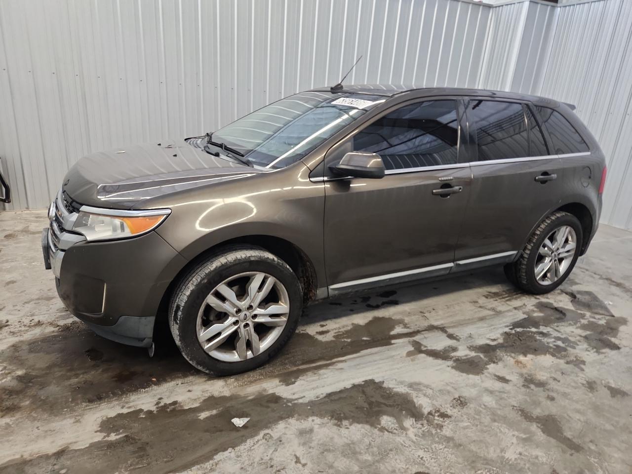 2011 Ford Edge Limited Brown vin: 2FMDK3KC7BBA95433 Damage: Left Front Tire, Worn, Replacement Required