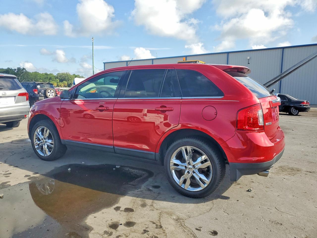 2011 Ford Edge Limited Red vin: 2FMDK3KC7BBB23652