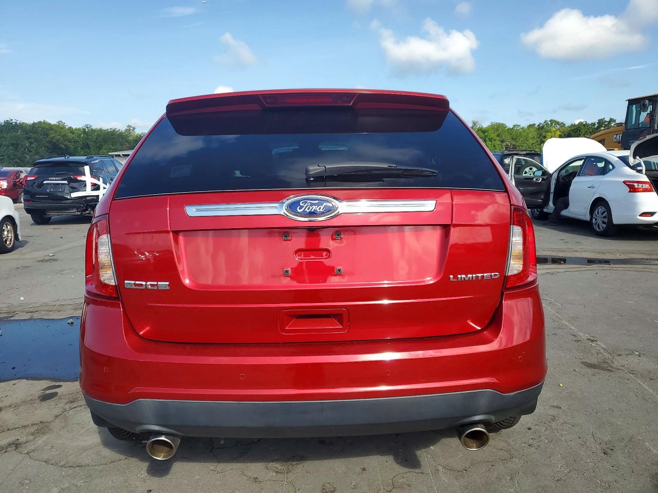 2011 Ford Edge Limited Red vin: 2FMDK3KC7BBB23652