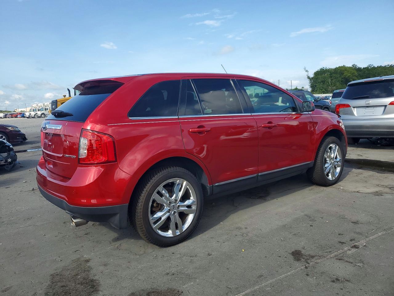 2011 Ford Edge Limited Red vin: 2FMDK3KC7BBB23652