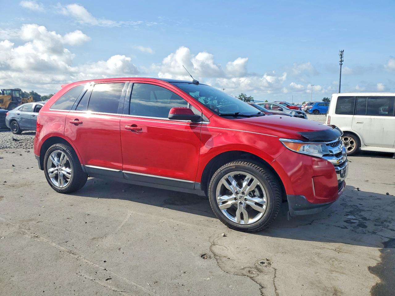 2011 Ford Edge Limited Red vin: 2FMDK3KC7BBB23652