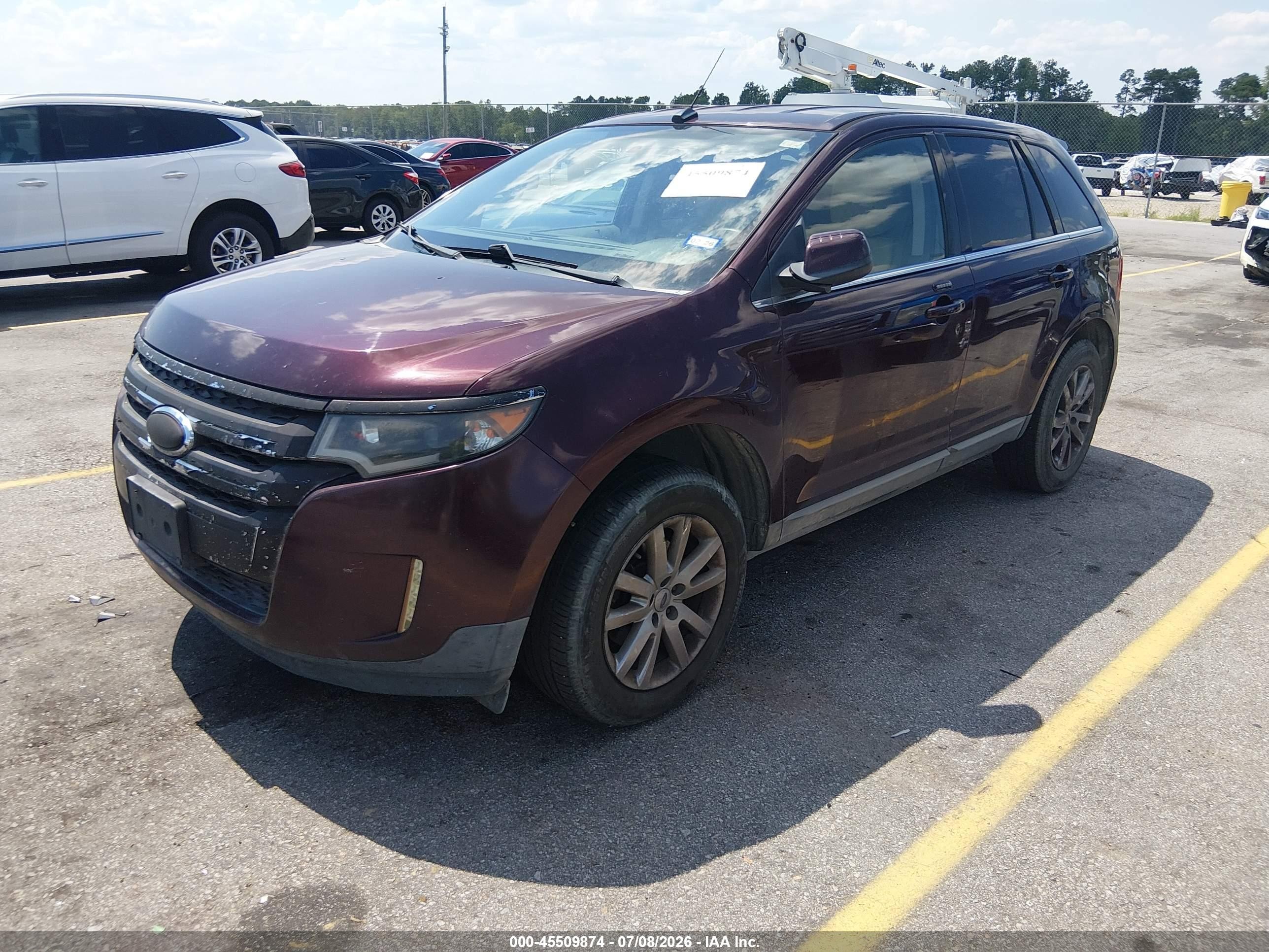 2011 Ford Edge Limited Purple vin: 2FMDK3KC7BBB32772