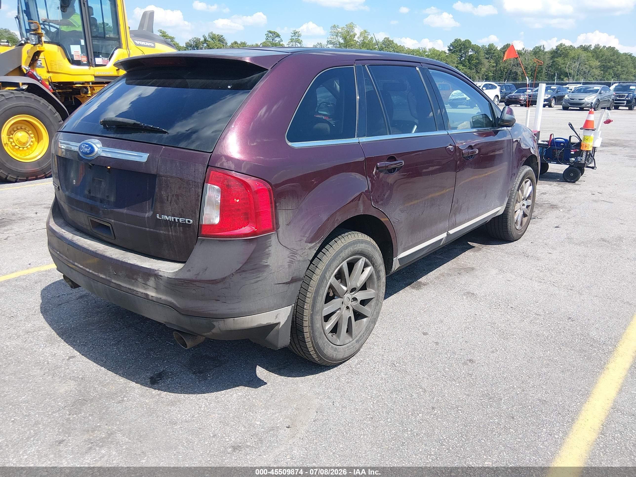 2011 Ford Edge Limited Purple vin: 2FMDK3KC7BBB32772