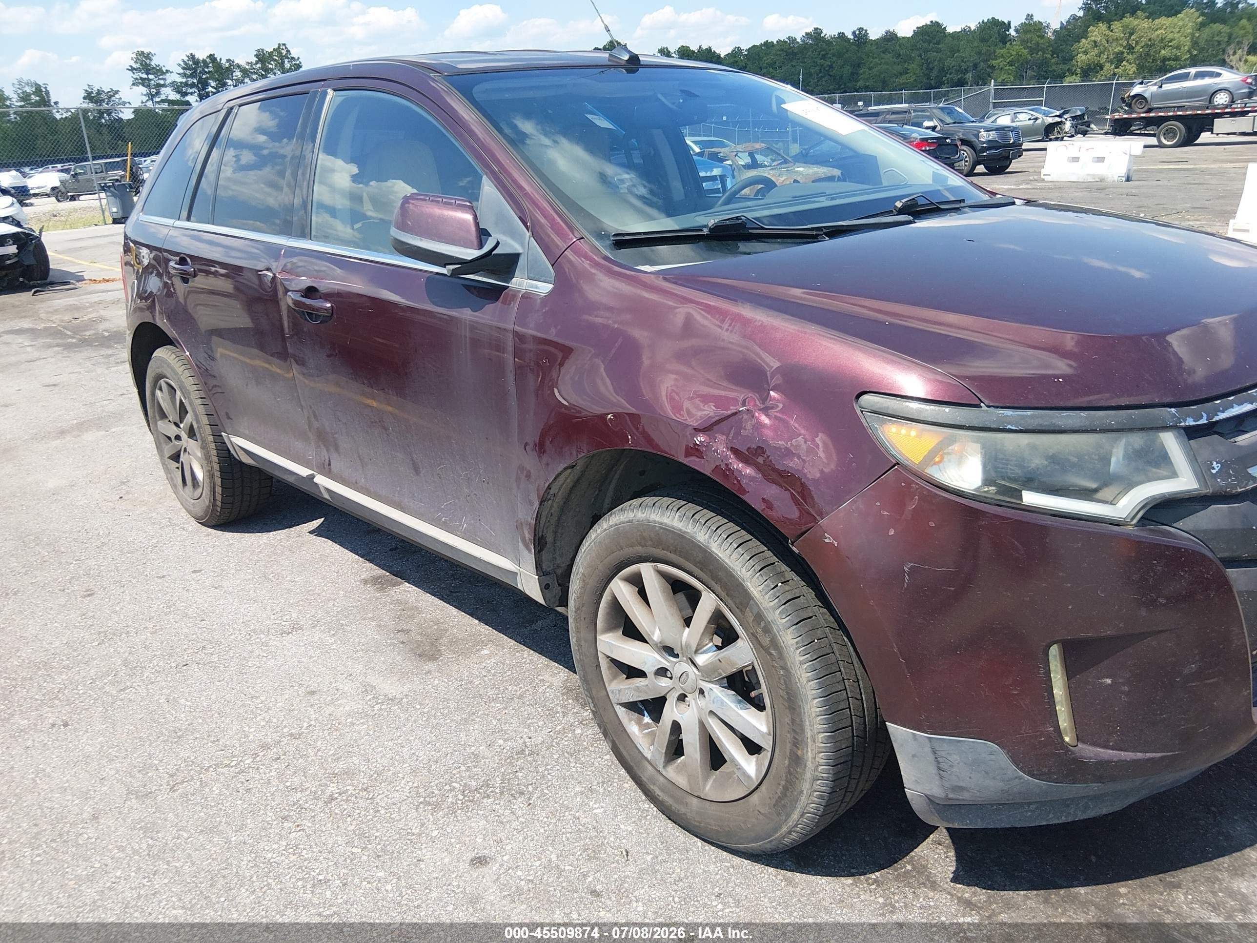 2011 Ford Edge Limited Purple vin: 2FMDK3KC7BBB32772