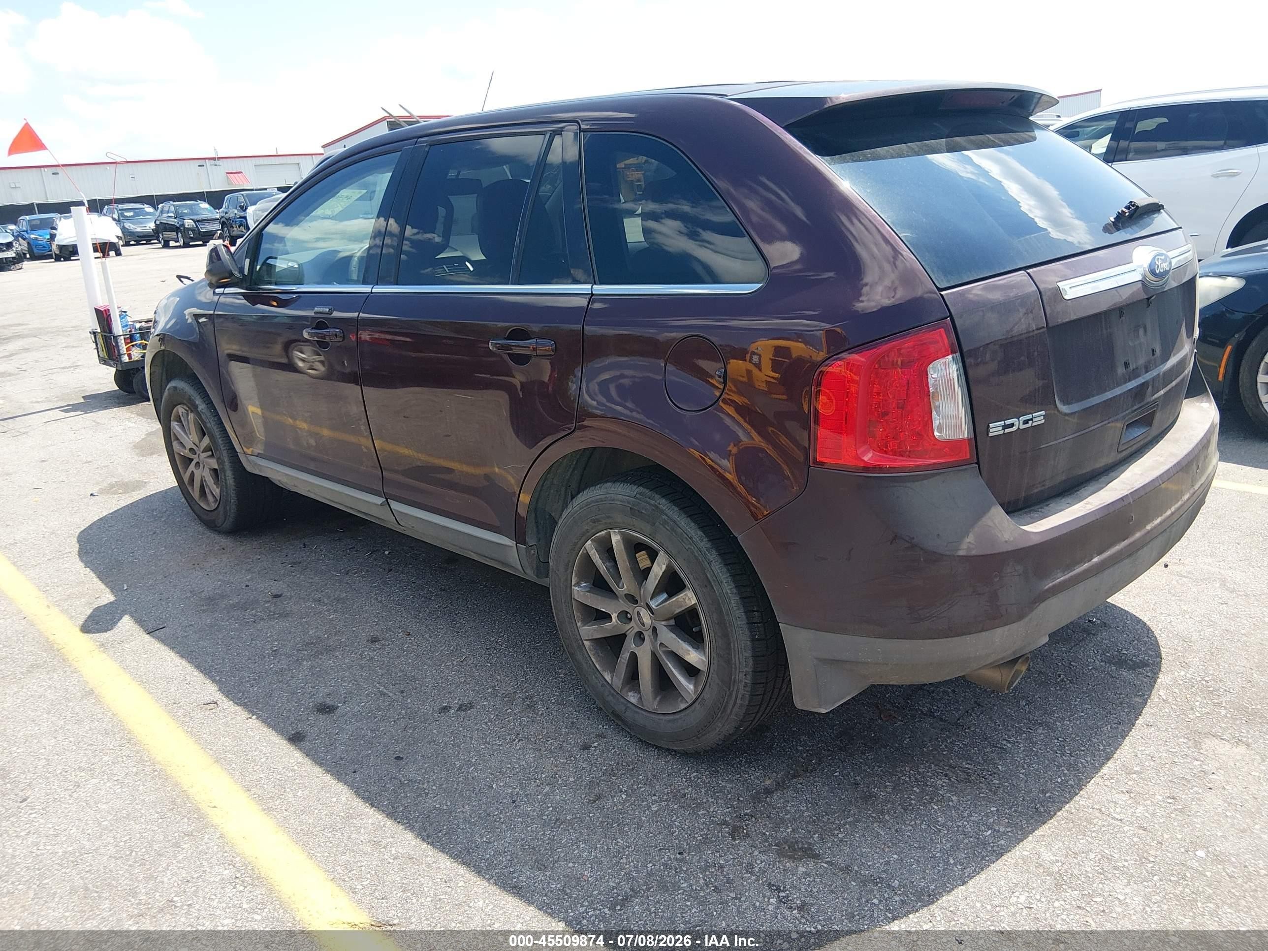 2011 Ford Edge Limited Purple vin: 2FMDK3KC7BBB32772