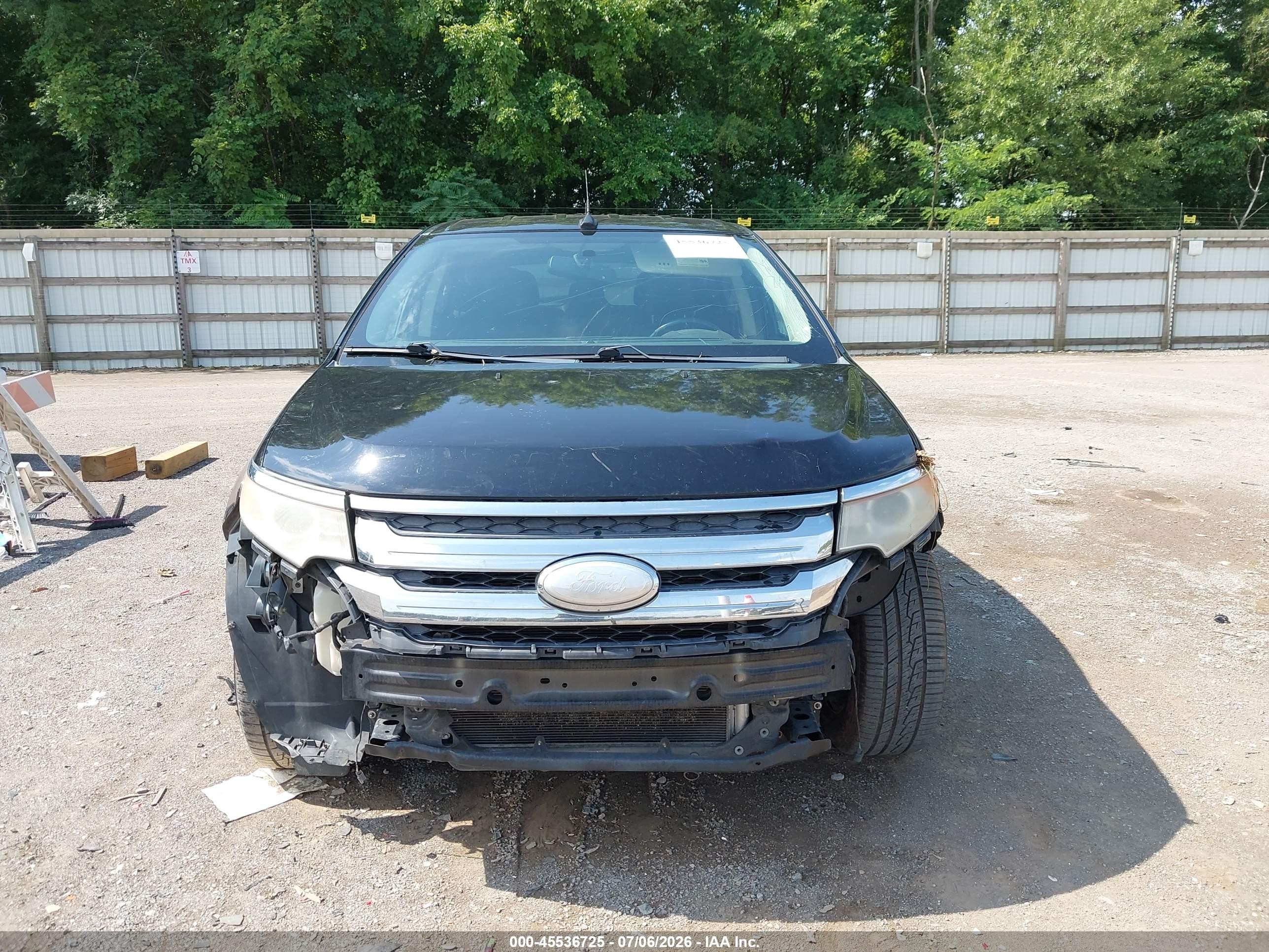 2012 Ford Edge Limited Black vin: 2FMDK3KC7CBA16196